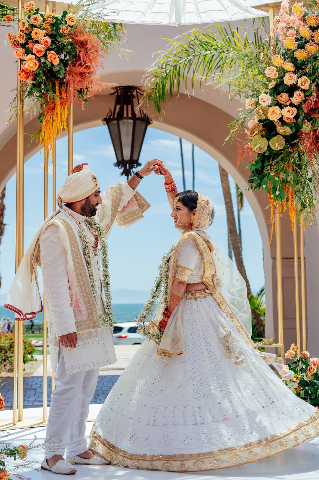 www.santabarbarawedding.com | Hilton SB | Blue Lotus Insights | Shawna Yamamoto | MPSingh Photography | Indira Beshen | Rashana Desai | Royal Style Turban | The Ceremony