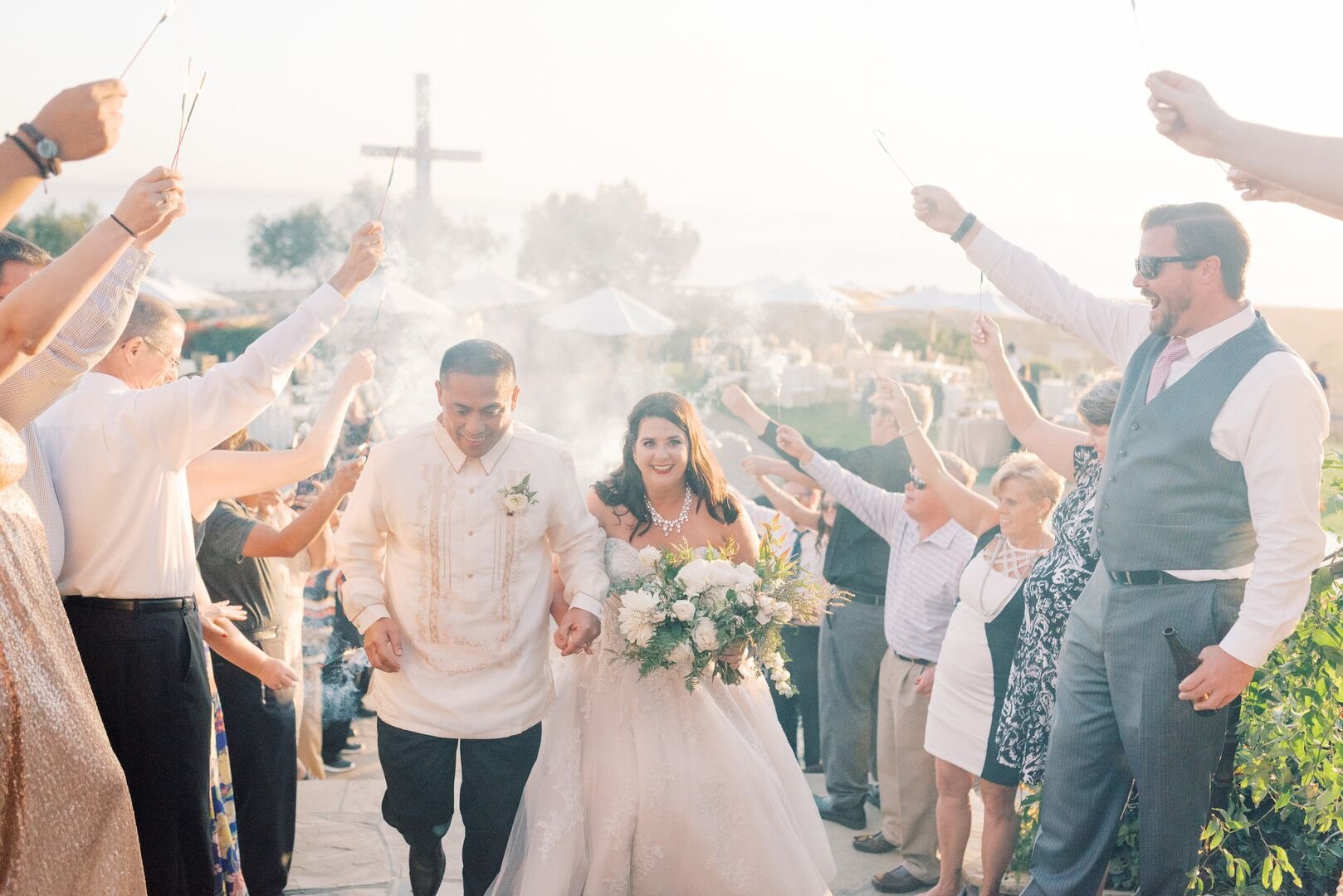 wwww.santabarbawedding.com | Planner: Vintage Heart Events | Ceremony Venue: Serra Cross Park | Photographer: Haley Richter Photography | Bride and Groom - After Ceremony