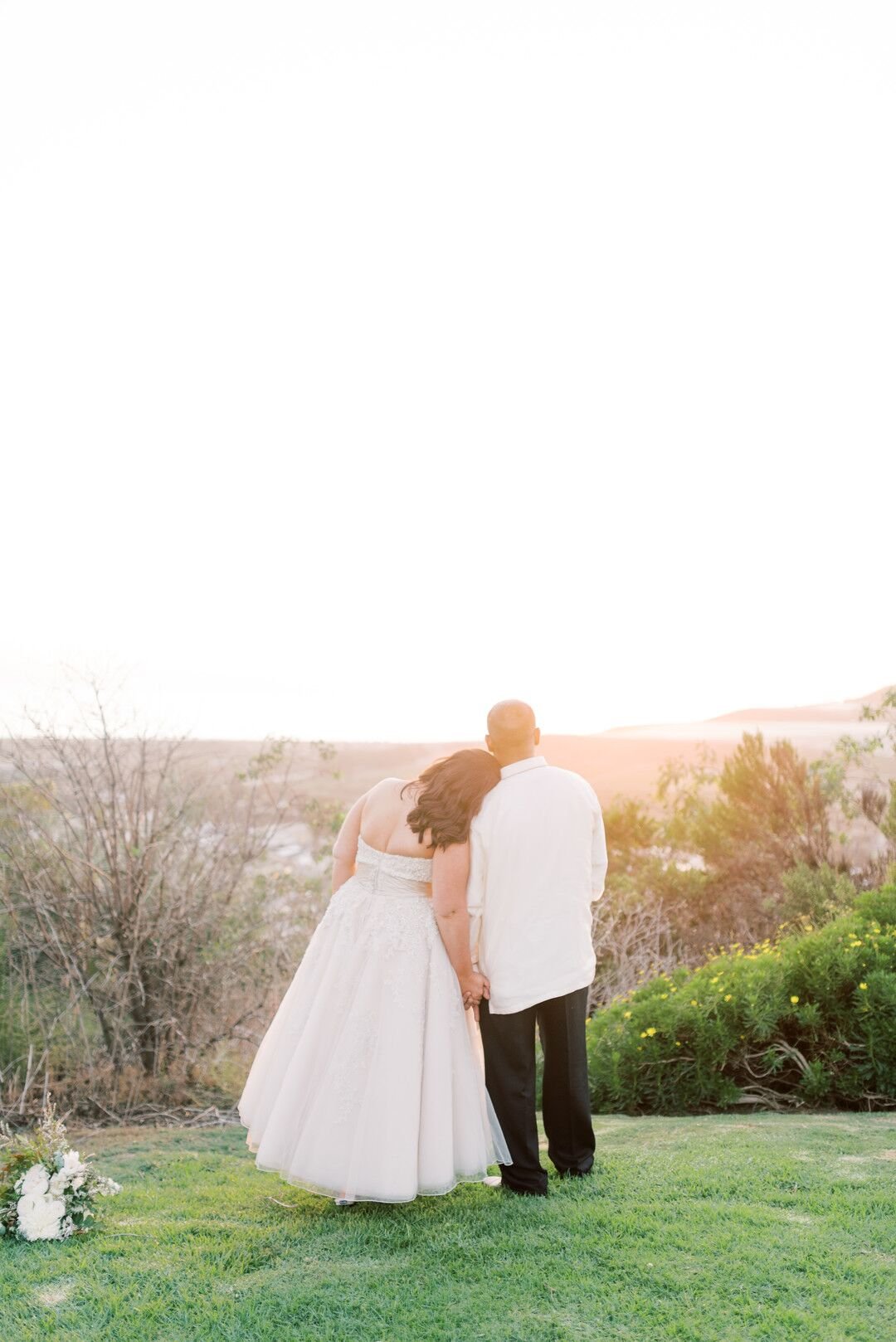 wwww.santabarbawedding.com |Planner: Vintage Heart Events | Ceremony Venue: Serra Cross Park | Photographer: Haley Richter Photography |  Bride and Groom