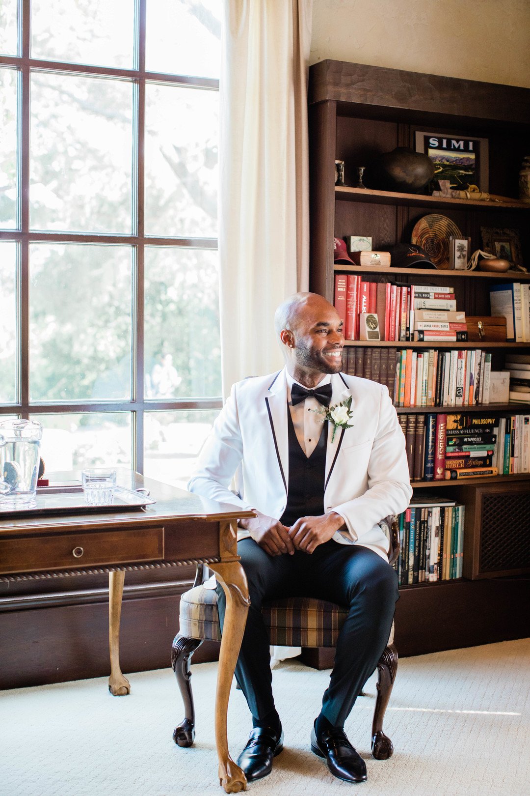 www.santabarbarawedding.com | Amber Jean Photography | Quail Ranch | Friar Tux | Groom Before the Ceremony 