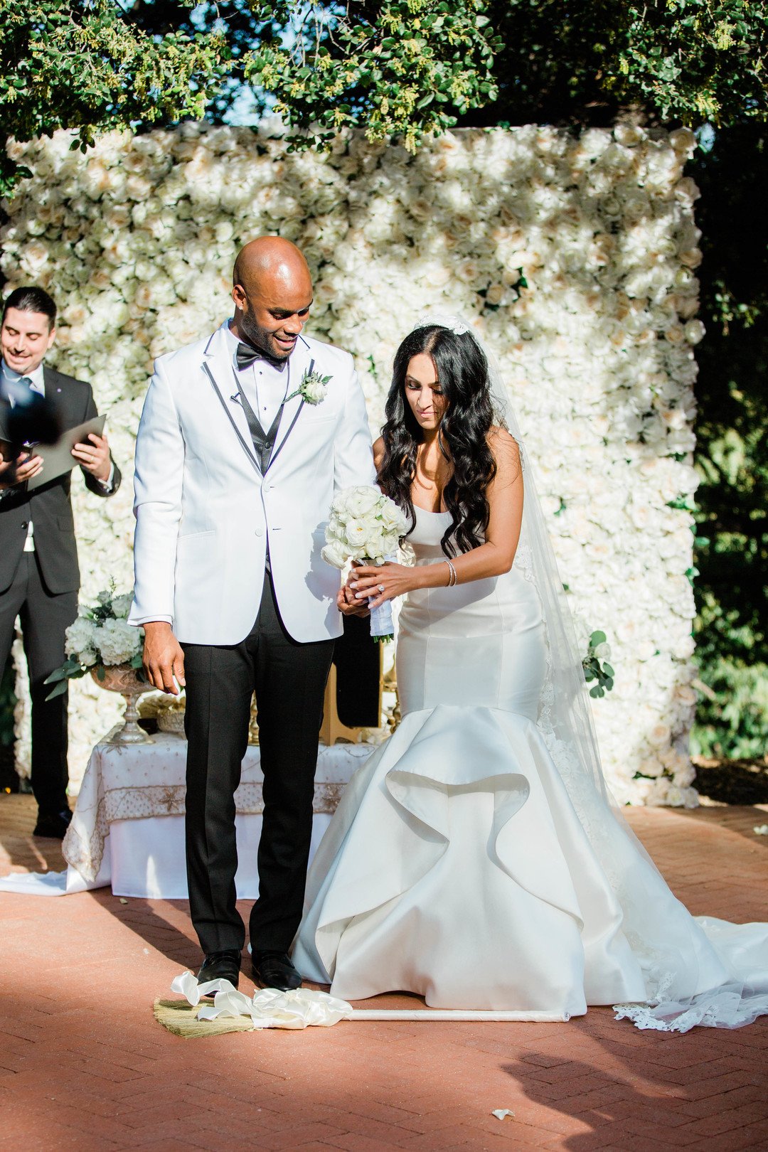 www.santabarbarawedding.com | Amber Jean Photography | Quail Ranch | Lulus | Friar Tux | The Couple at the Ceremony 