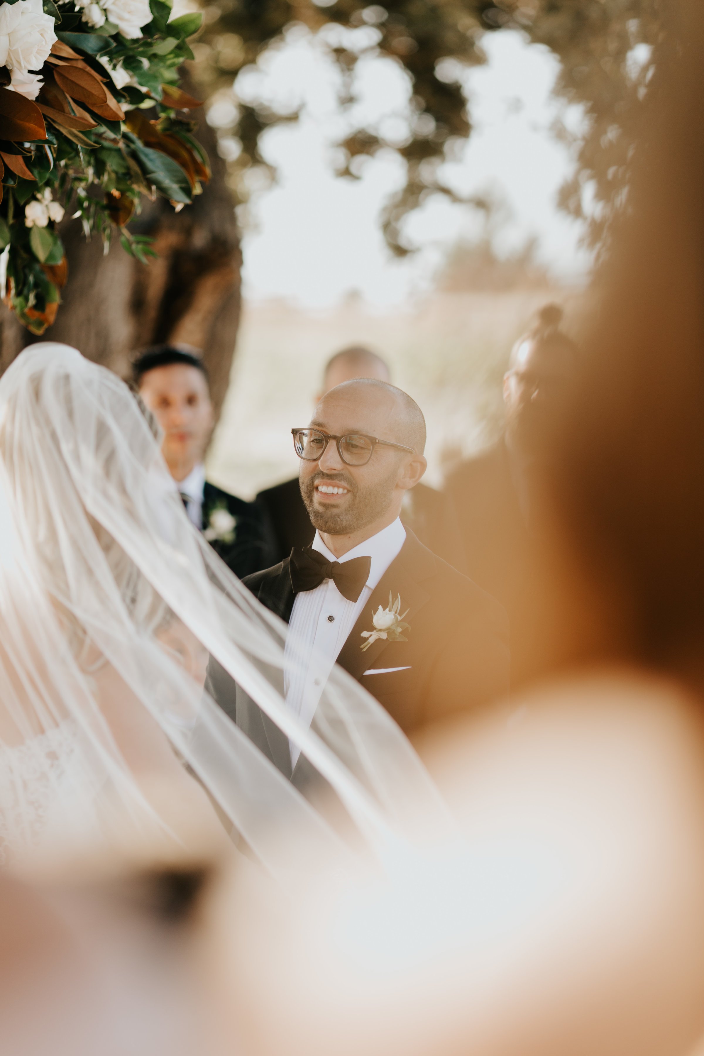 www.santabarbarawedding.com | Alexandria Monette Photography | Sunstone Villa | Soleil Events | Anna le Pley Taylor Flowers | Ocdamia Strings | Bride and Groom at the Ceremony 