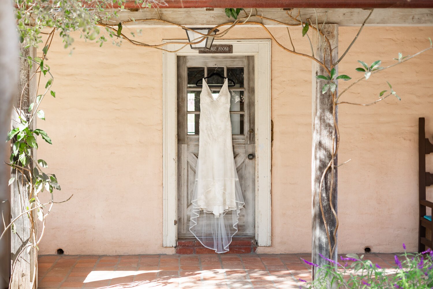 www.santabarbarawedding.com | SB Historical Museum | Veils &amp; Tails Photography | SB Wedding Coordinator | Grass Roots | Wedding Gown