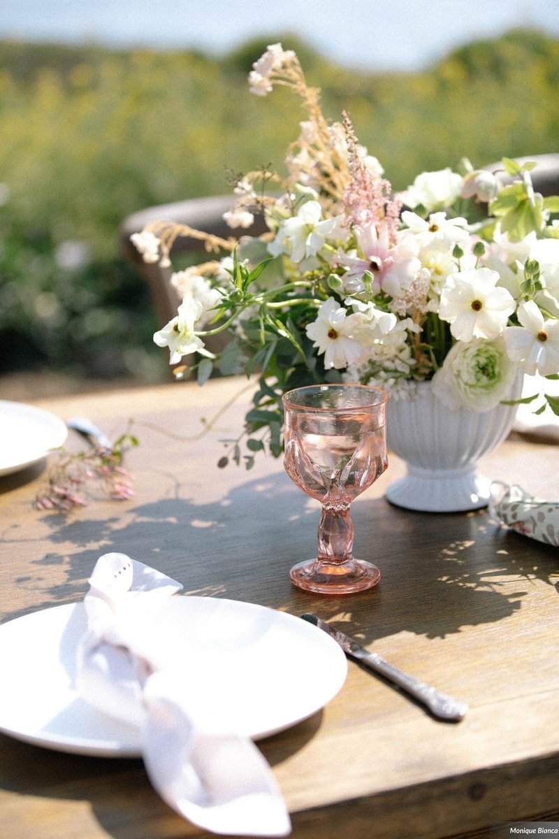 www.santabarbarawedding.com | Dos Pueblos Orchid Farm | Monique Bianca | White Sage | Intrepid Floral Co. | Amigo Party Rental | My Lovely Events | Otis + Pearl | Reception Tables