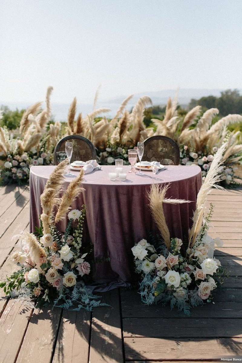 www.santabarbarawedding.com | Dos Pueblos Orchid Farm | Monique Bianca | White Sage | Intrepid Floral Co. | Amigo Party Rental | My Lovely Events | Otis + Pearl | Reception Tables