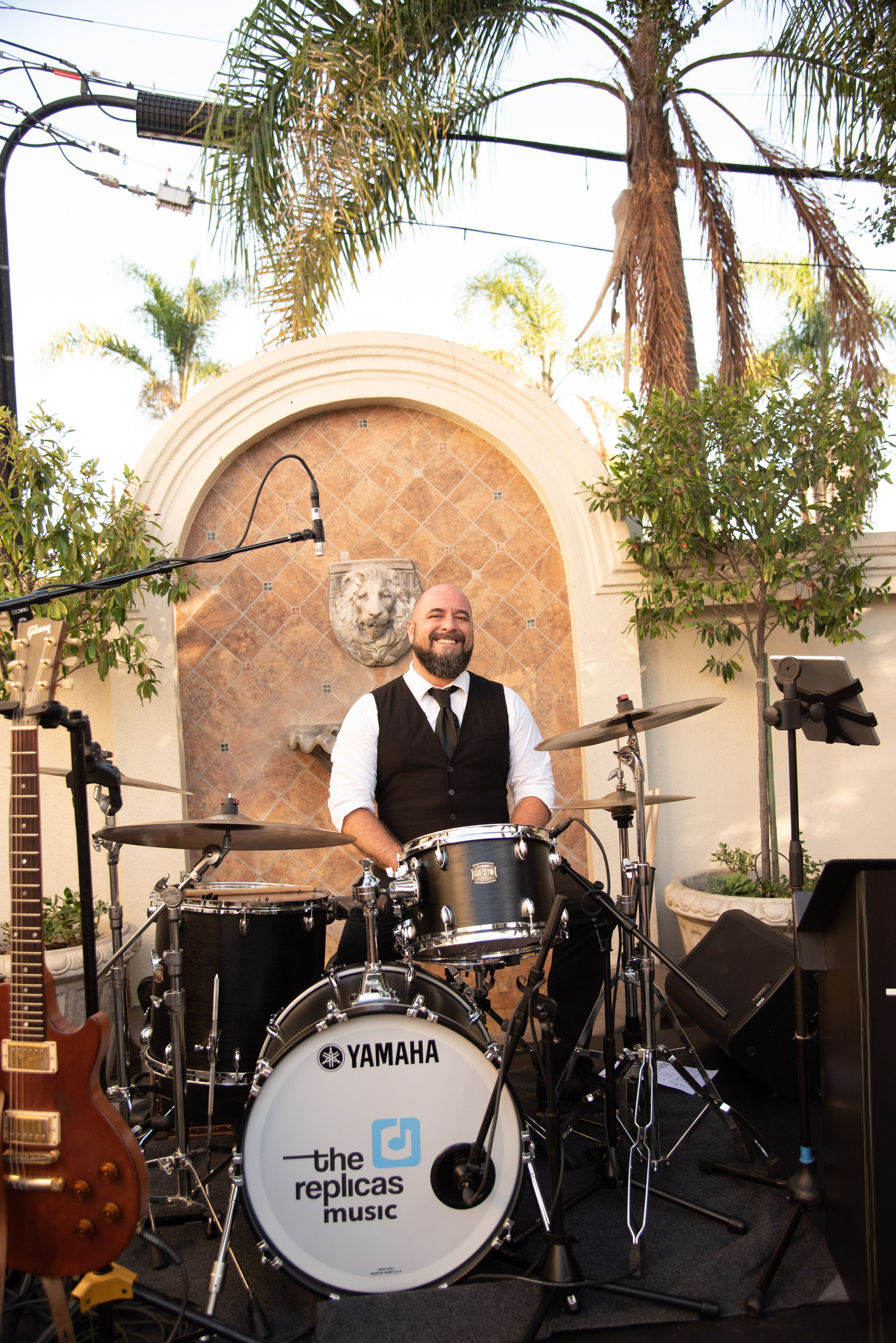 www.santabarbarawedding.com | Rewind Photography | Santa Barbara Club | The Replicas Music | The Band’s Drummer