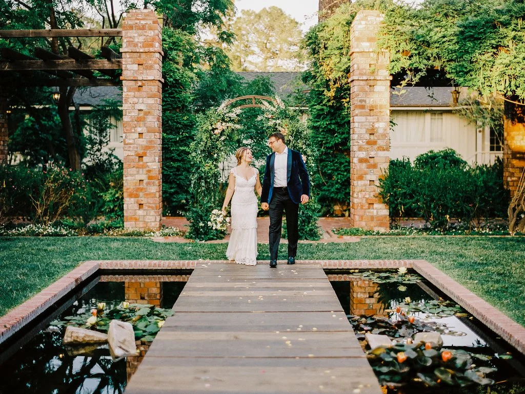 www.santabarbarawedding.com | Michael and Anna Costa | Belmond El Encanto | Events by Rachel Korrey | Town and Country Event Rentals | Coco Rose Design | Bride and Groom Leaving Ceremony 