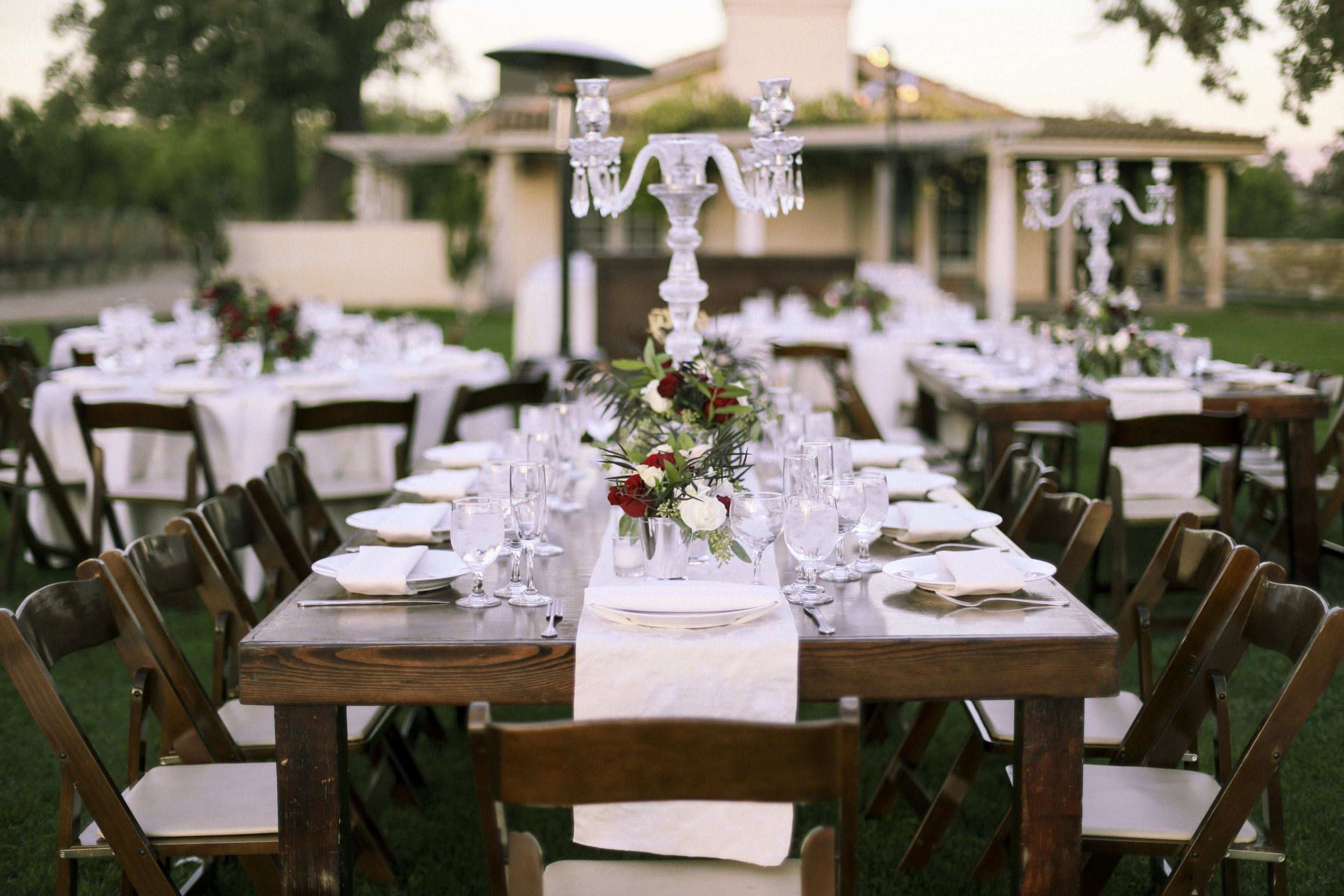 www.santabarbarawedding.com | Joseph Henry Photo | Sunstone Winery | Reception Tables