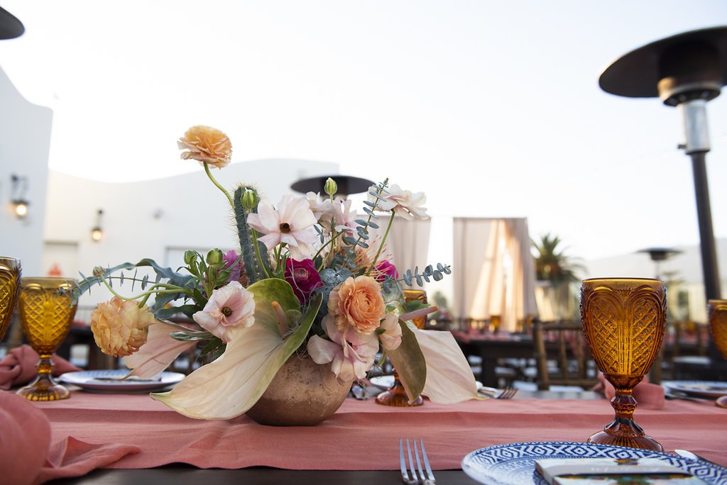 www.santabarbarawedding.com | Belathee Photography | MOXI | Wild Heart Events | Idlewild Floral | Ventura Rental | rehearsal dinner table setting