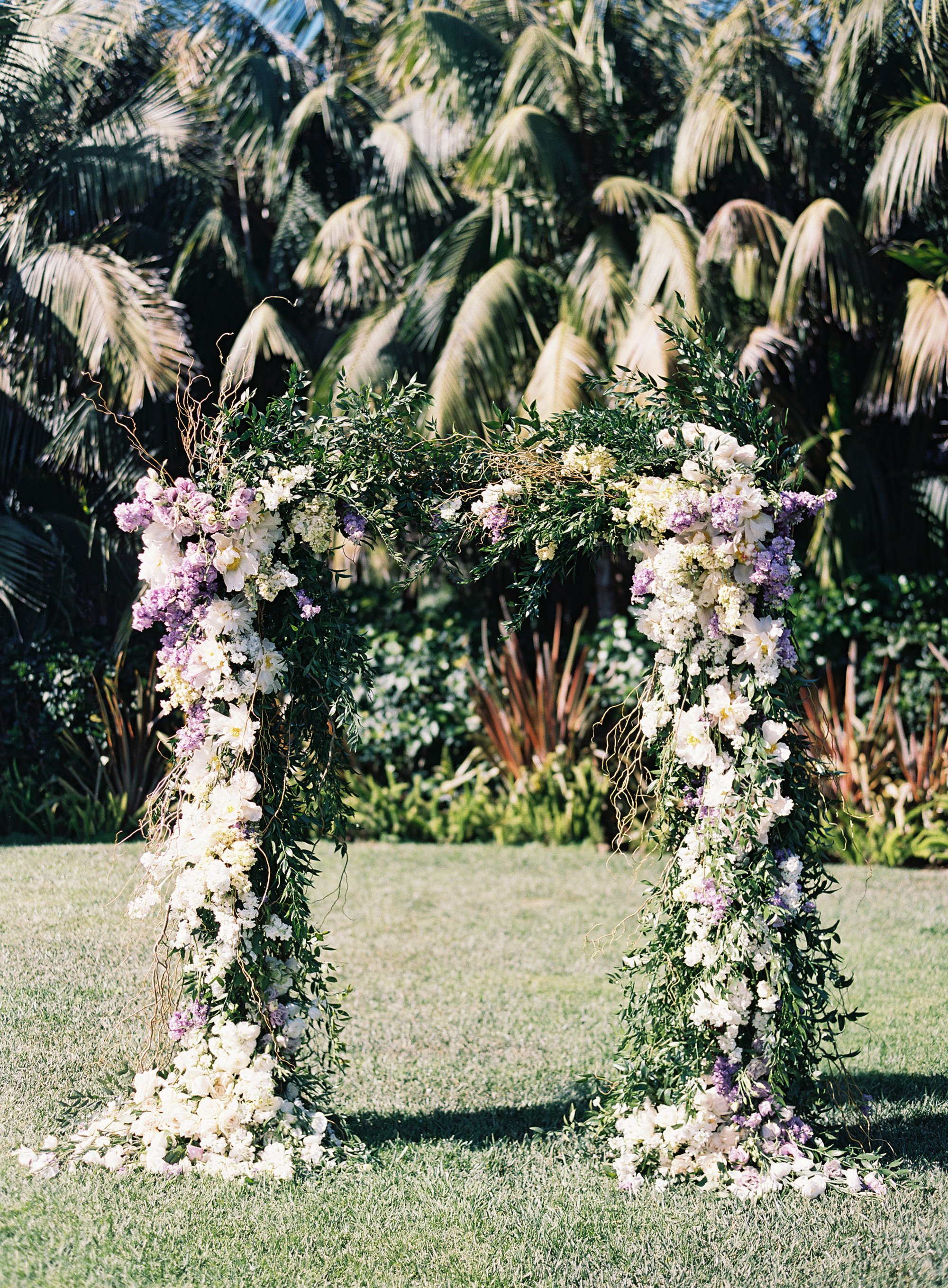 www.santabarbarawedding.com | Ashley Kelemen Photography | Four Seasons Santa Barbara | Ceremony Arch