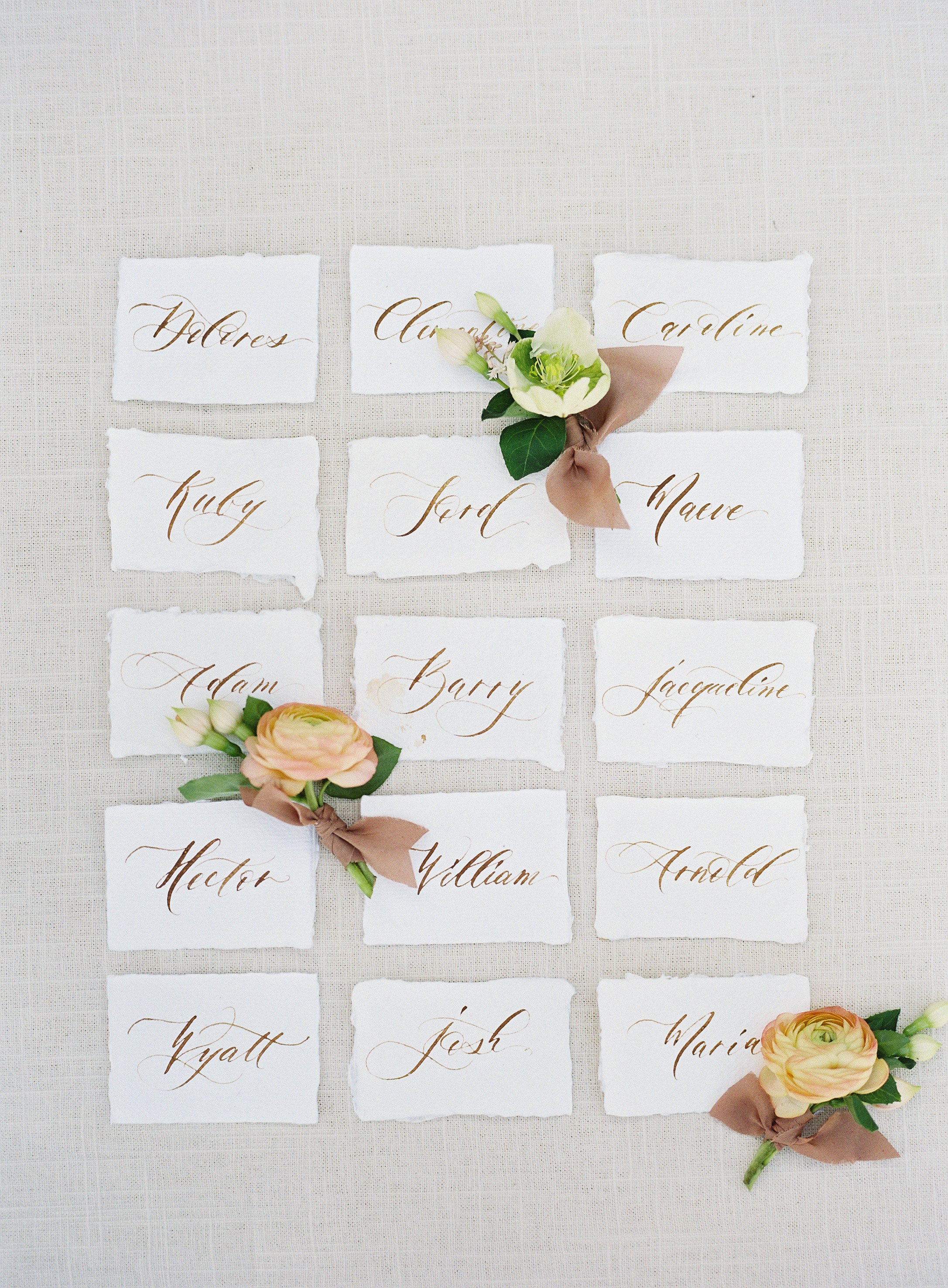 www.santabarbarawedding.com | Kestrel Park | Heather Payne | Lacy Geary | Escort Cards