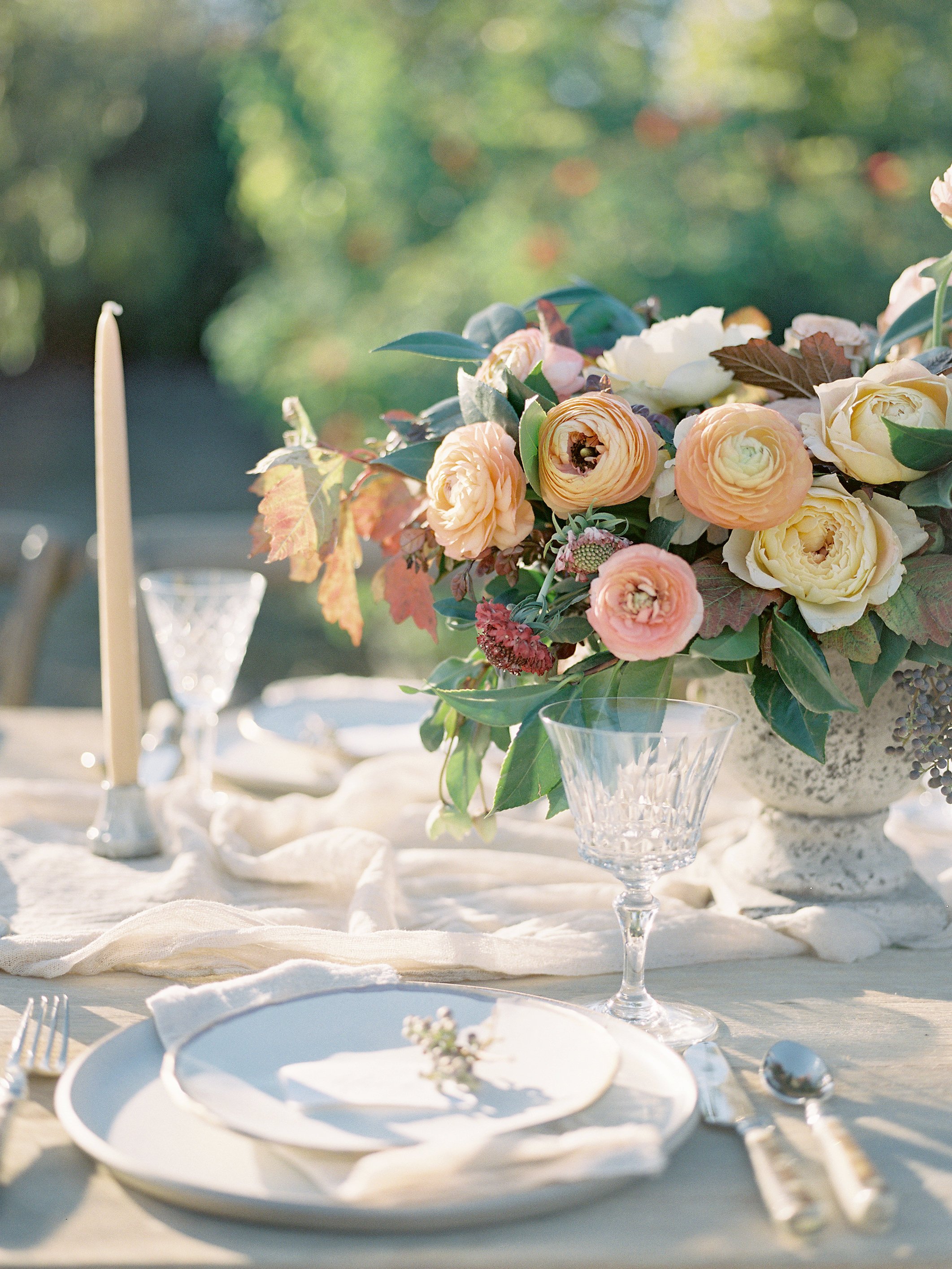 www.santabarbarawedding.com | Kestrel Park | Heather Payne | Lacy Geary | Reception Table Details