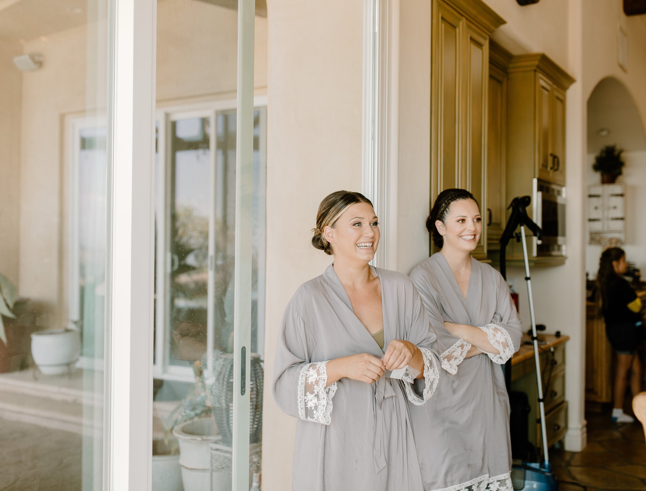 www.santabarbarawedding.com | Events by Fran | Becca Romero Creative | Makeup by Raven | HoneyDo Hair | Bridesmaids Getting Ready with the Bride