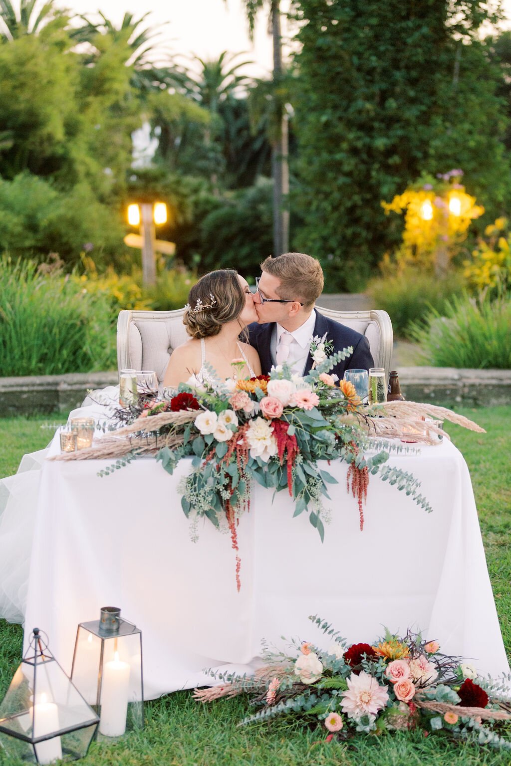 www.santabarbarawedding.com | Danielle Bacon Photography | Santa Barbara Zoo | Events by Rincon | Rincon Catering | Velvet Blooms | Dreamcatcher Artistry | Bride and Groom at Reception