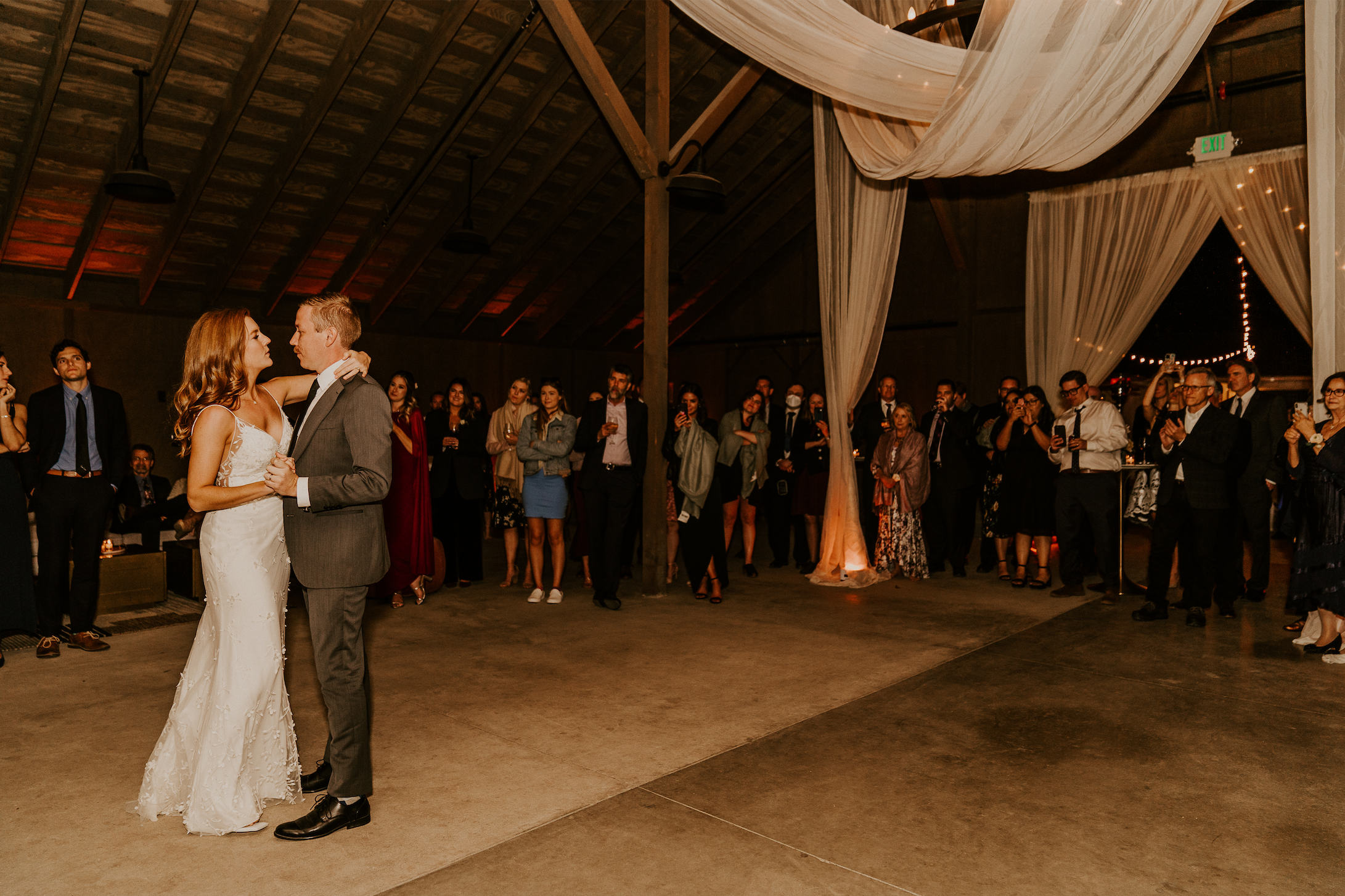 www.santabarbarawedding.com | Allison Slater Photography  | Greengate Ranch | Alicia Falango | Islay Events | Anna Le Pley Taylor | The Queen’s Bees | Couple Dancing at Reception