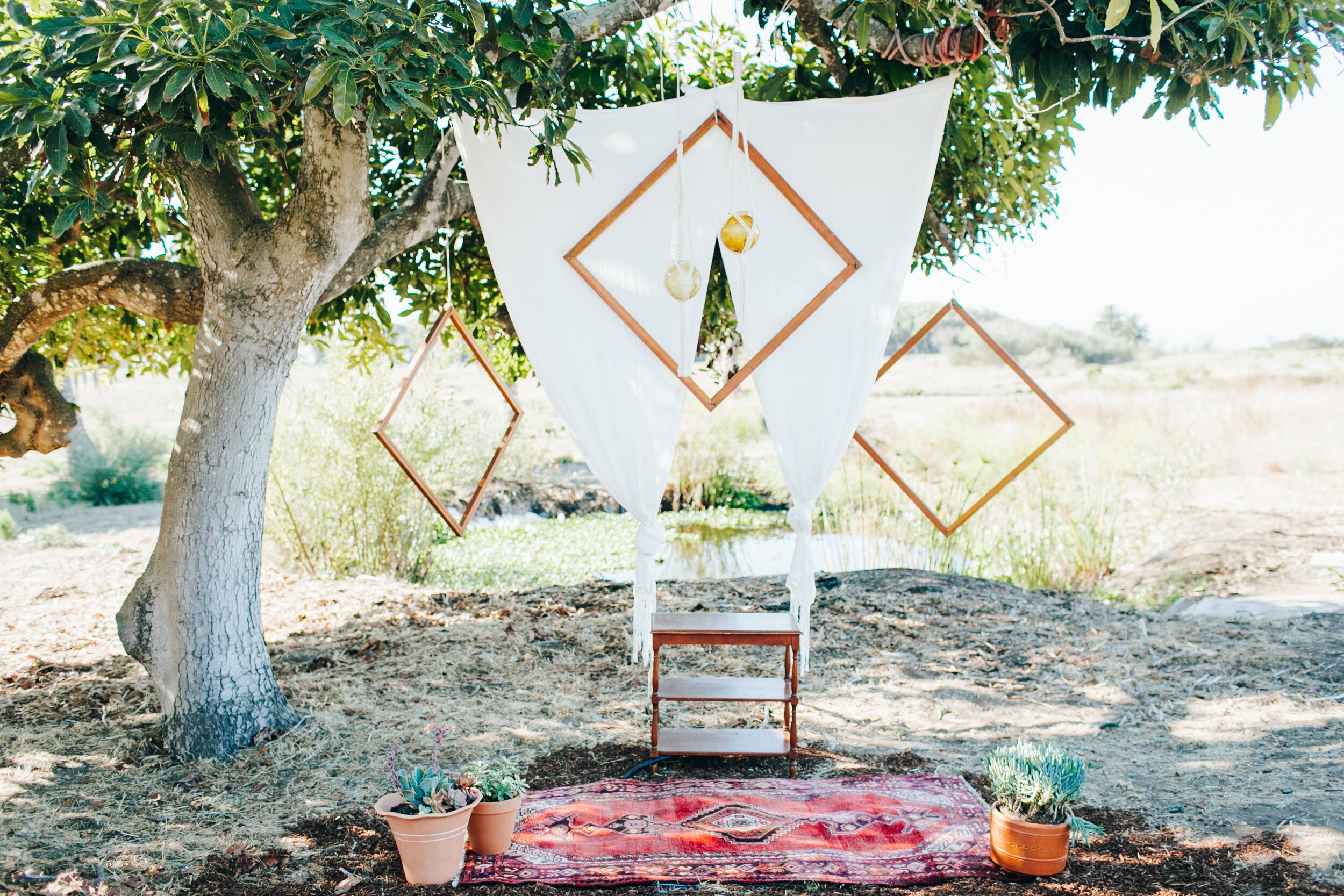 www.santabarbarawedding.com | Elli Lauren Weddings | Dos Pueblos Orchid Farm | Rebekah Xiques | The Tent Merchant | Ceremony Set Up