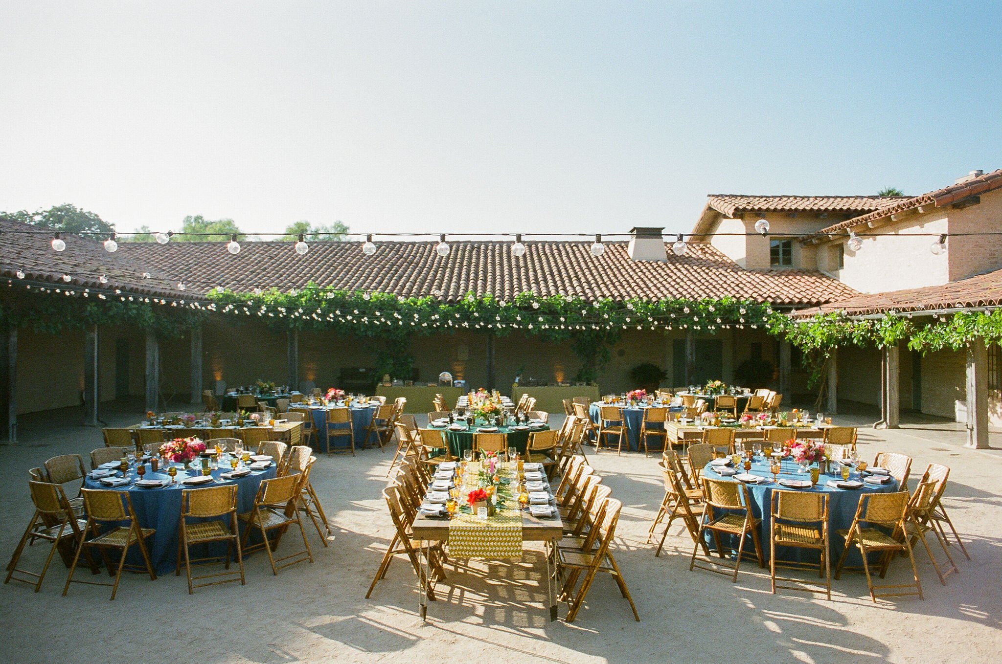 www.santabarbarawedding.com | SB Historical Museum | Onyx + Redwood | Lerina Winter Photo | La Tavola | Town and Country | Tiger Lily Rentals | Bella Vista Design | Reception Tables 