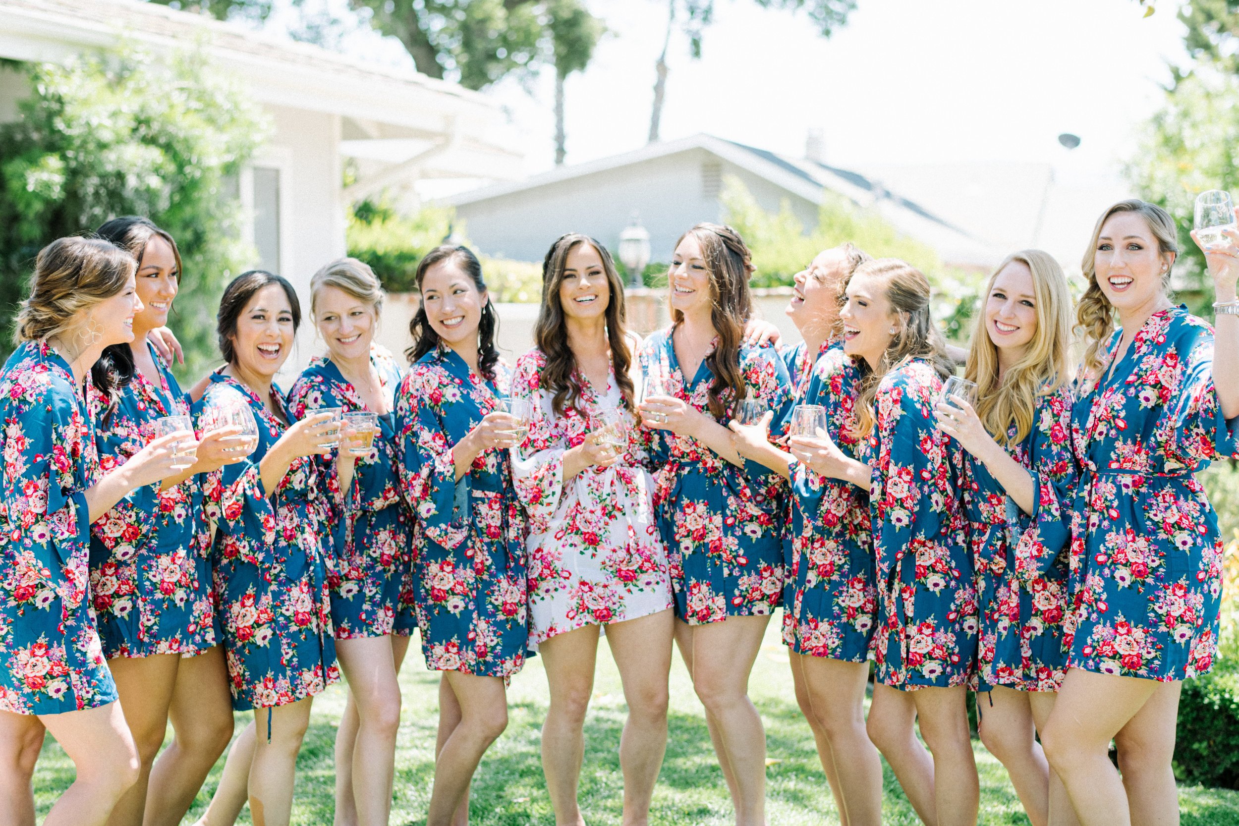 www.santabarbarawedding.com | Loveridge Photography | Gainey Vineyard | Amber Alyse Events | Besame Floral | Blush and Bangs Co. | Bride and Bridesmaids Before the Ceremony 