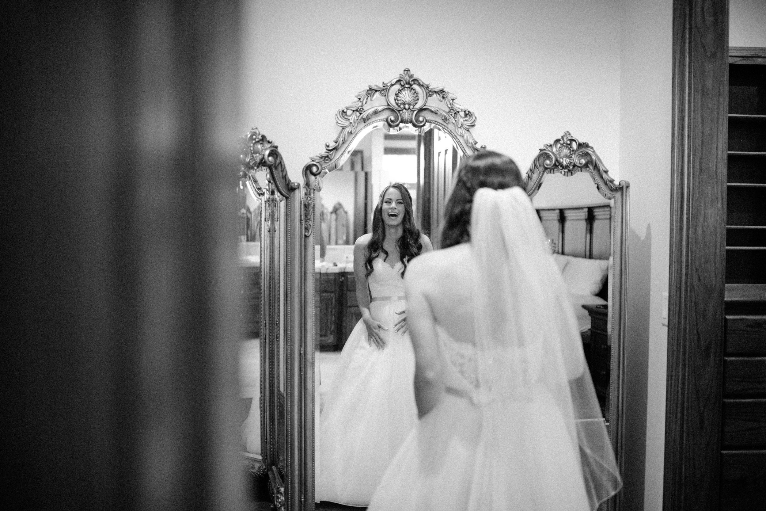 www.santabarbarawedding.com | Loveridge Photography | Gainey Vineyard | Amber Alyse Events | Besame Floral | Blush and Bangs Co. | Bride in Her Gown Before the Ceremony 