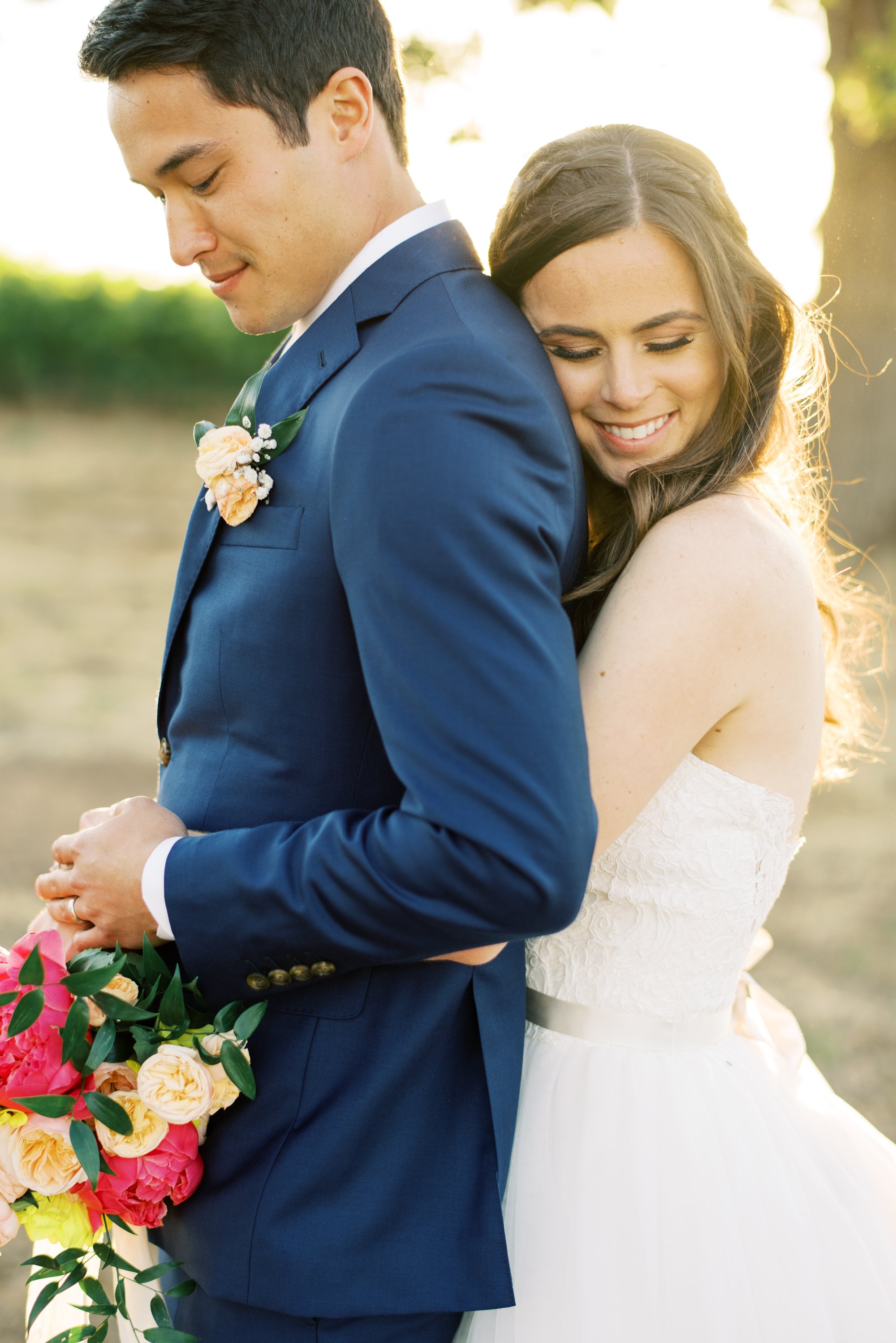 www.santabarbarawedding.com | Loveridge Photography | Gainey Vineyard | Amber Alyse Events | Besame Florals | Bride and Groom Embrace