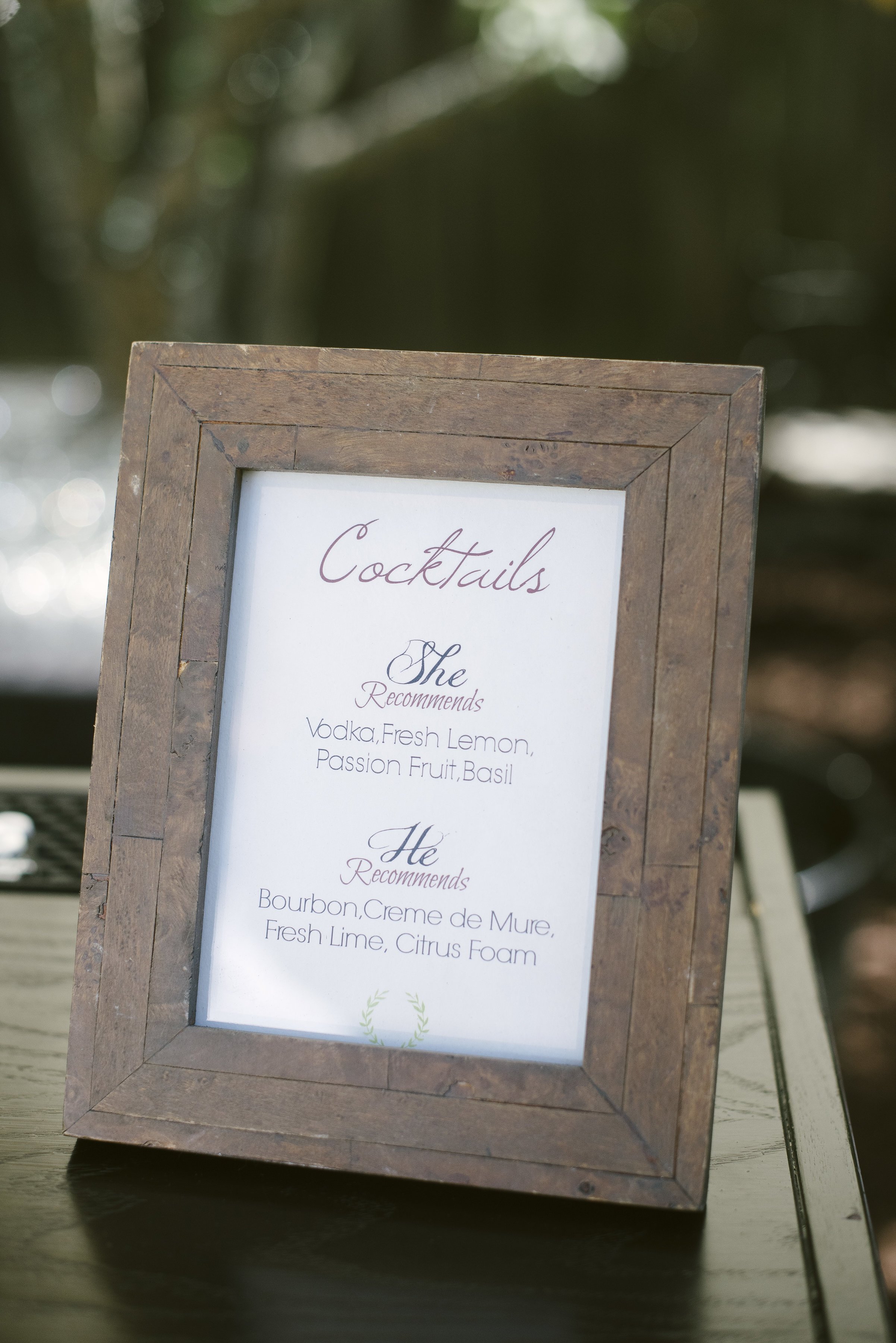 www.santabarbarawedding.com | Flair Project | Personalized Cocktails for the Groom and Bride