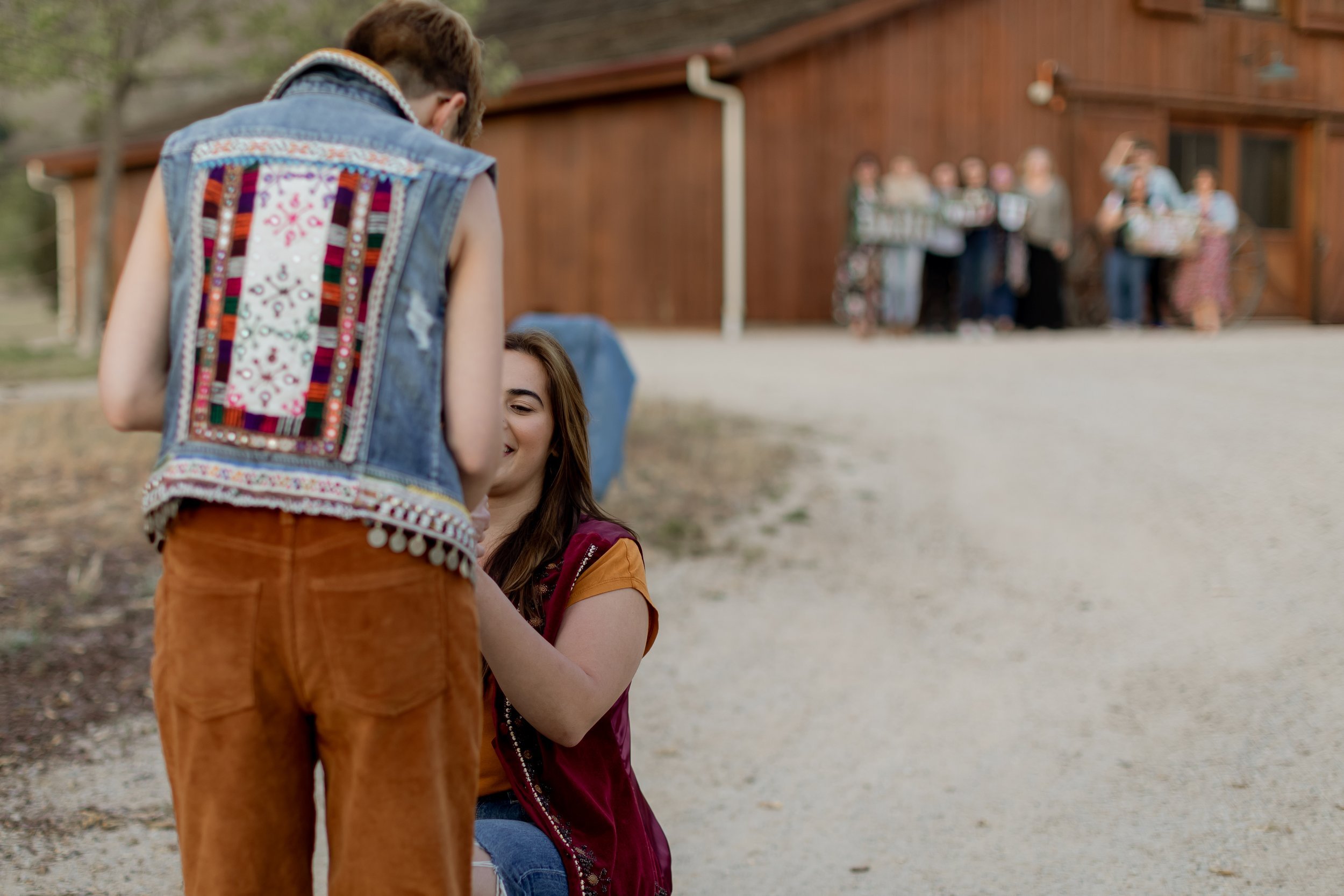 www.santabarbarawedding.com | MacKenzie Rana Photography | Fish House San Luis Obispo | The Proposal at the Engagement Shoot