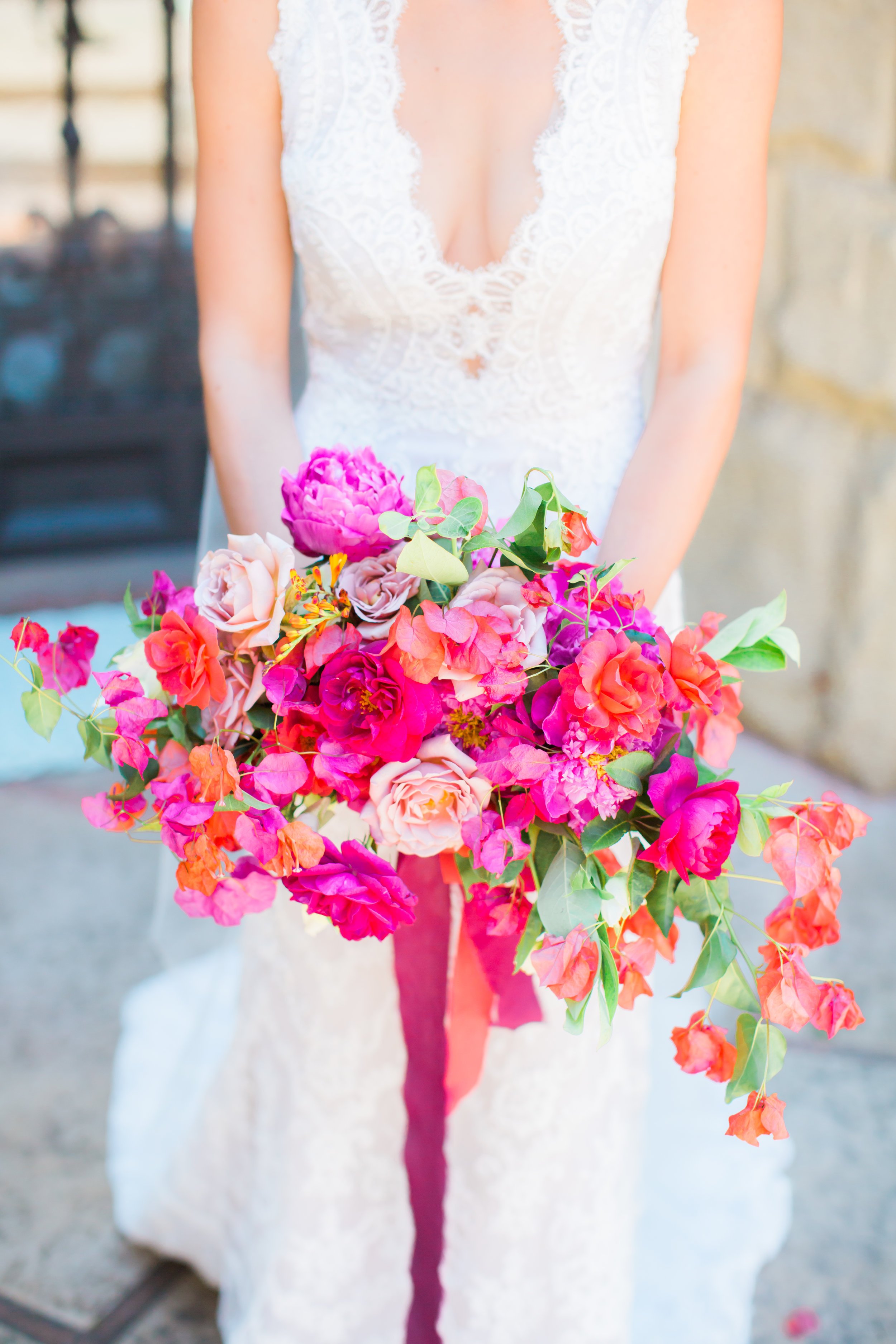 www.santabarbarawedding.com | James and Jess Photography | Our Lady of Mount Carmel | Amazing Day Events | La Fleur du Jour | Bride and Her Bouquet 