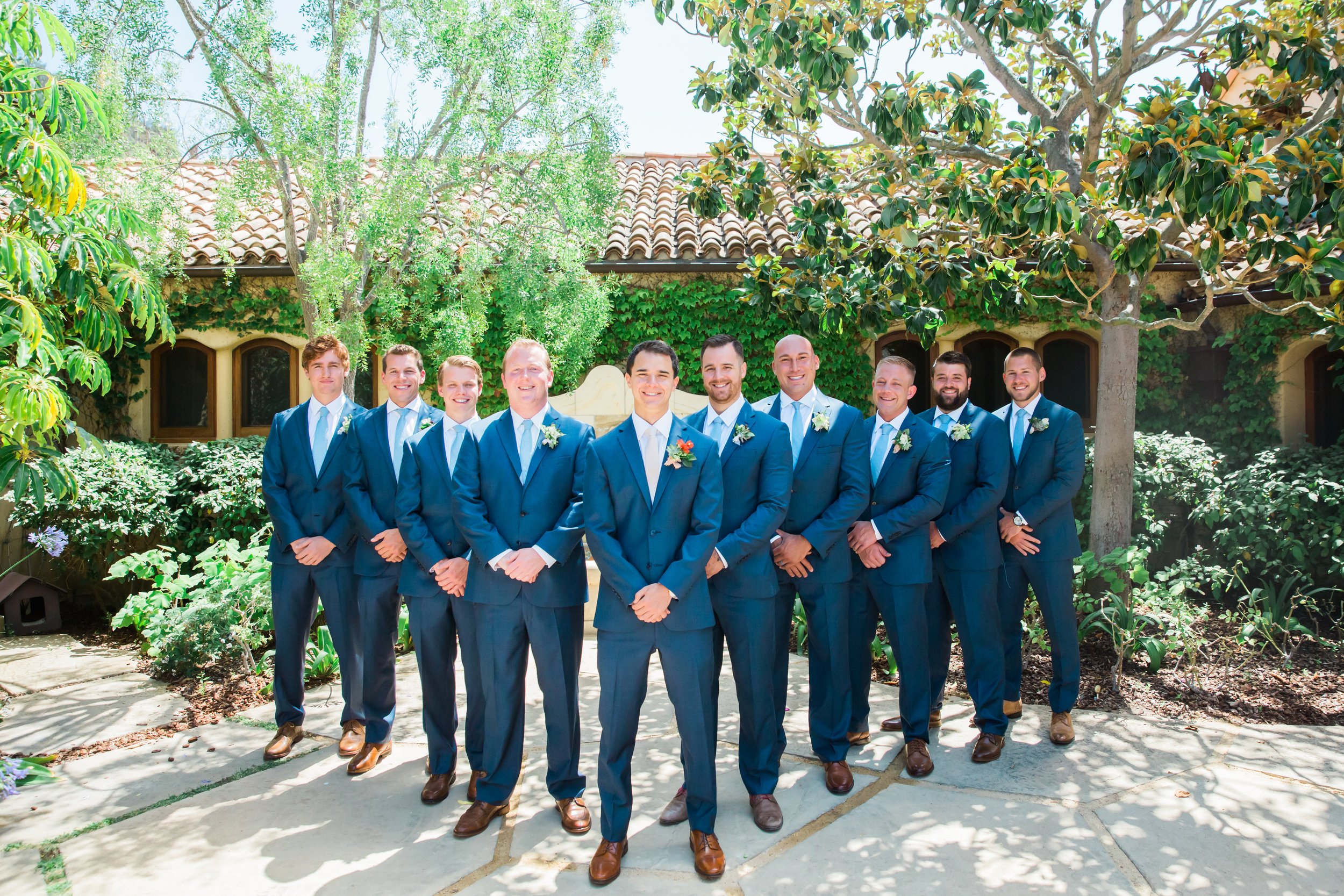 www.santabarbarawedding.com | James and Jess Photography | Our Lady of Mount Carmel | Amazing Day Events | Groom and Groomsmen