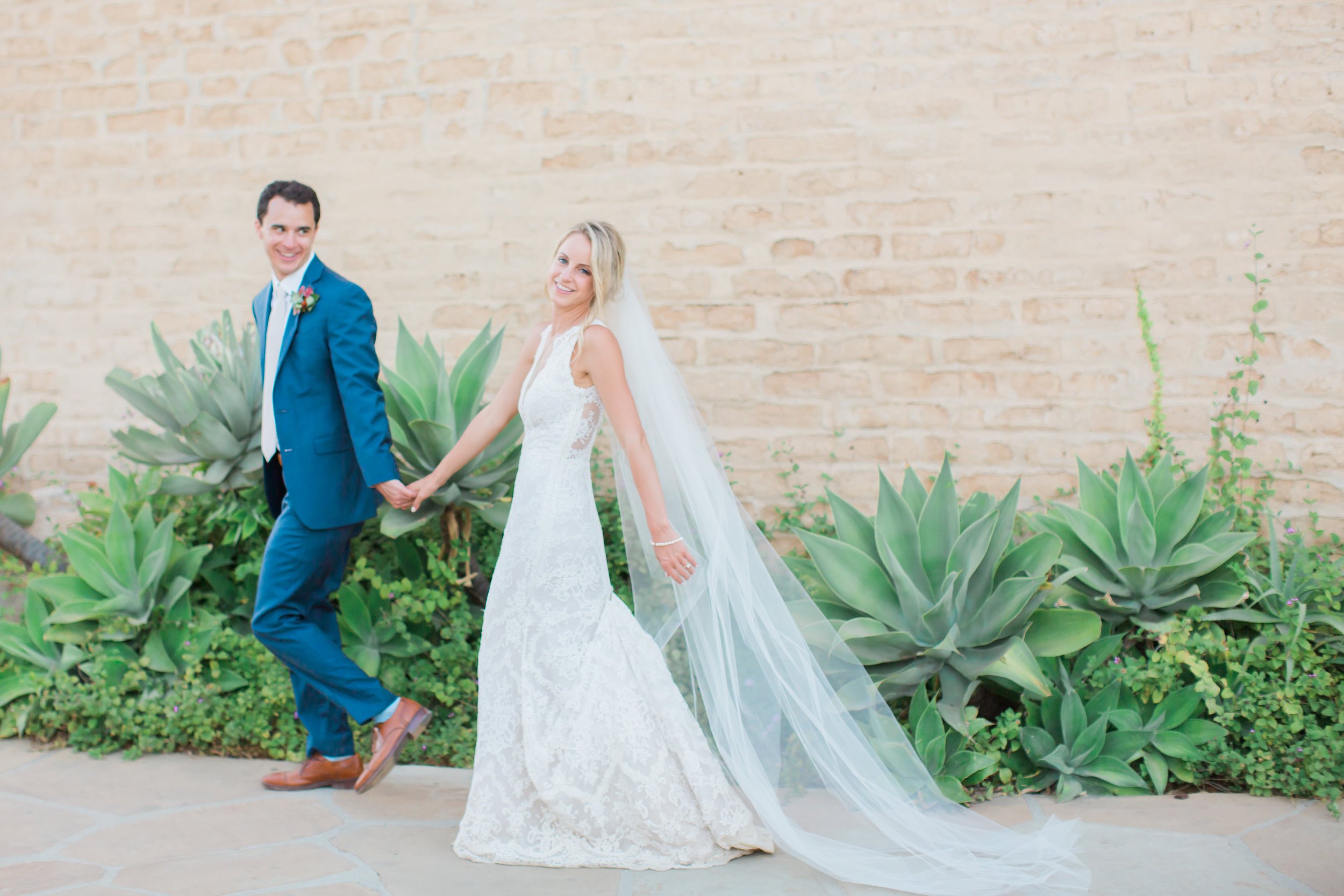 www.santabarbarawedding.com | James and Jess Photography | Santa Barbara Historical | Amazing Day Events | La Fleur du Jour | TEAM Hair &amp; Makeup | Double Take | Bride and Groom After Ceremony 