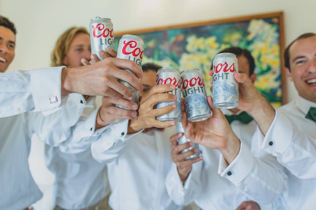 www.santabarbarawedding.com | Yours Truly Media | Cate School | Catering Connection | Groom and His Groomsmen Share a Drink