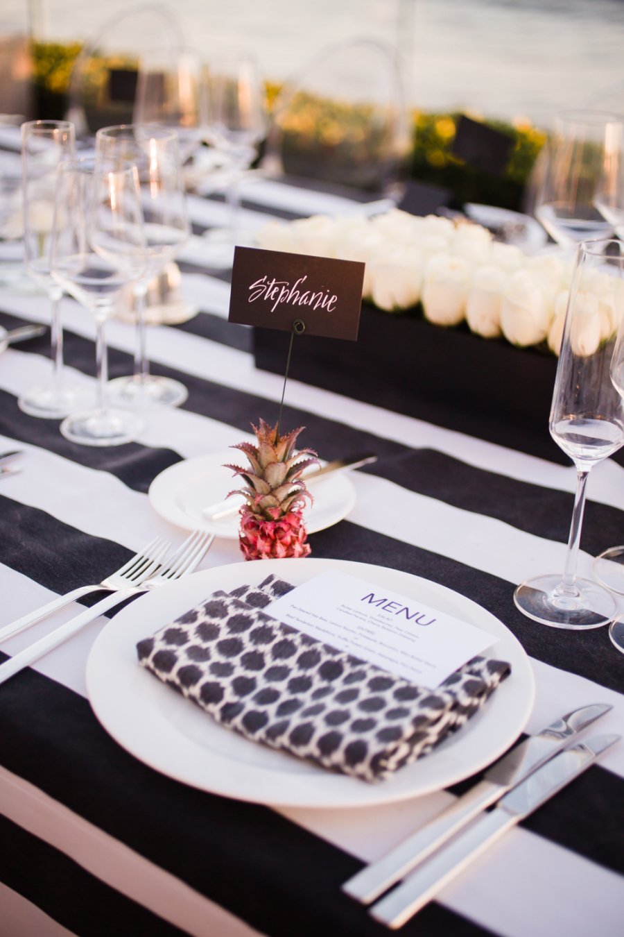 www.santabarbarawedding.com | Ann Johnson Events | Jessica Lewis | The Biltmore | Place Setting