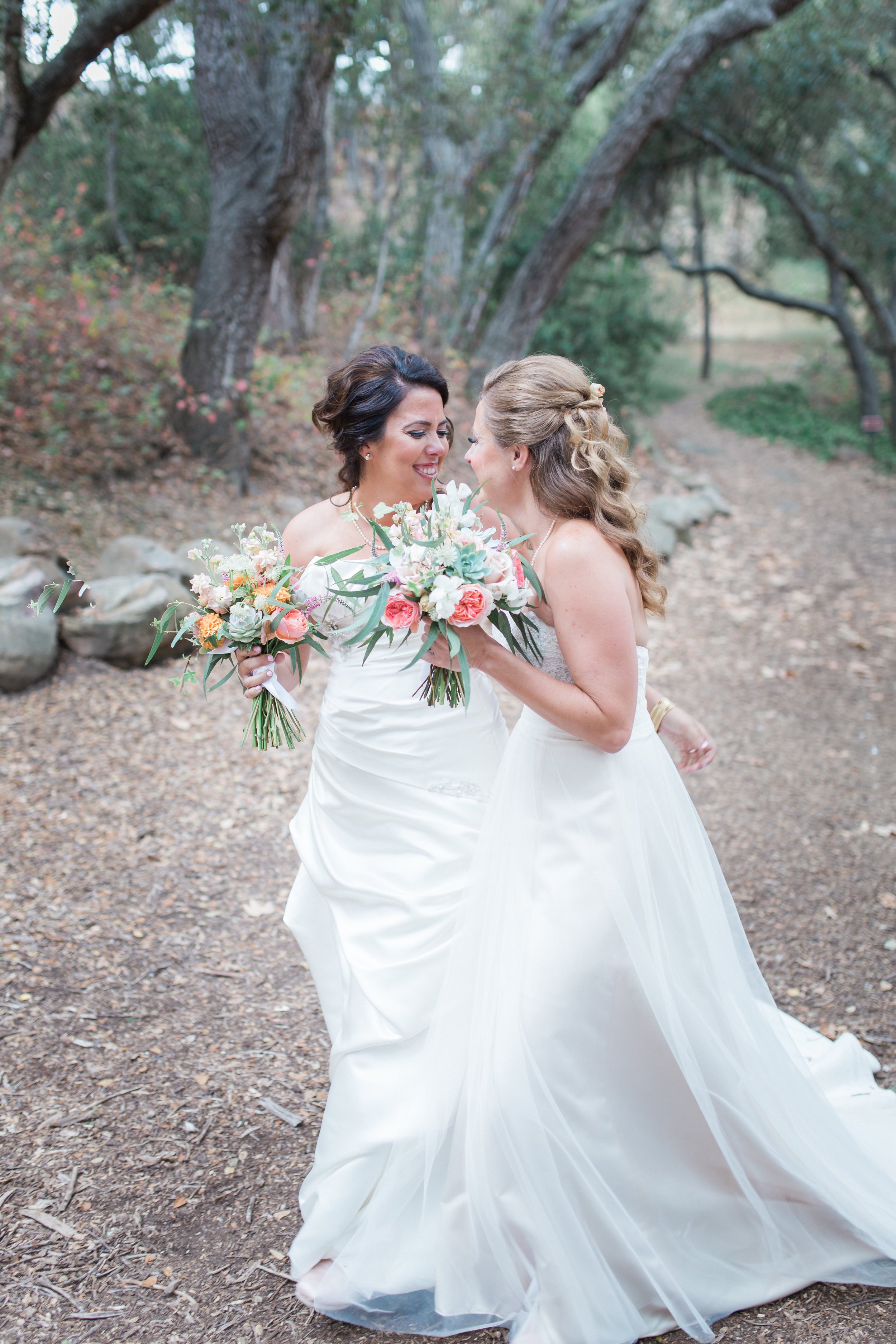 santabarbarawedding.com | photo: Kiel Rucker | Same Sex Wedding Ceremony in an Oak Grove