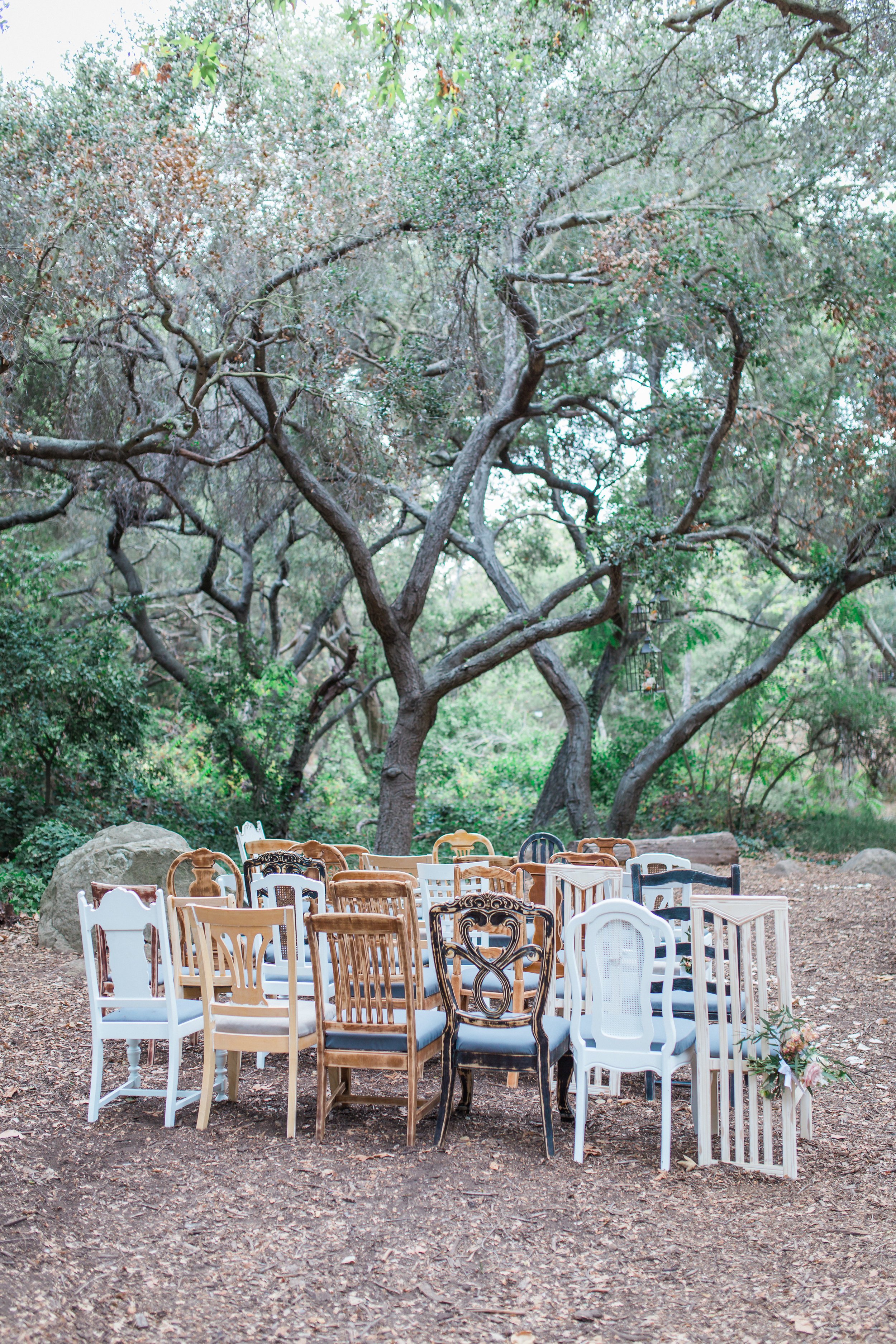 santabarbarawedding.com | photo: Kiel Rucker | Same Sex Wedding Ceremony in an Oak Grove