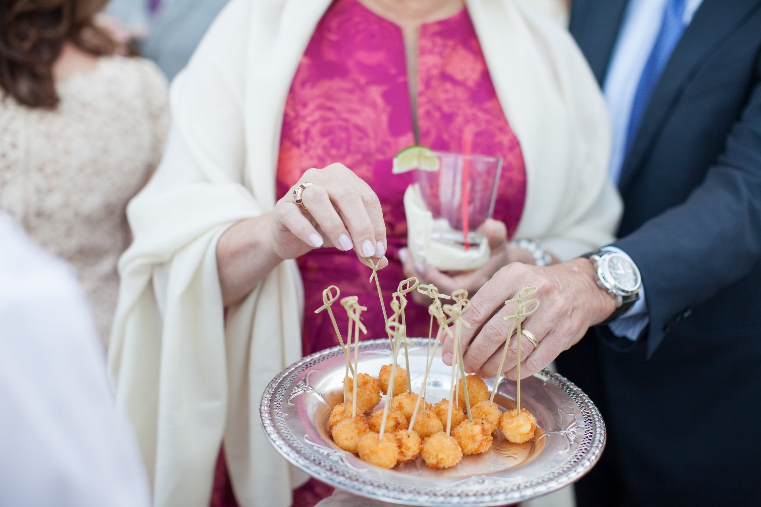 www.santabarbarawedding.com | Catering Connection | Anna J. Photography | Appetizers on a Stick