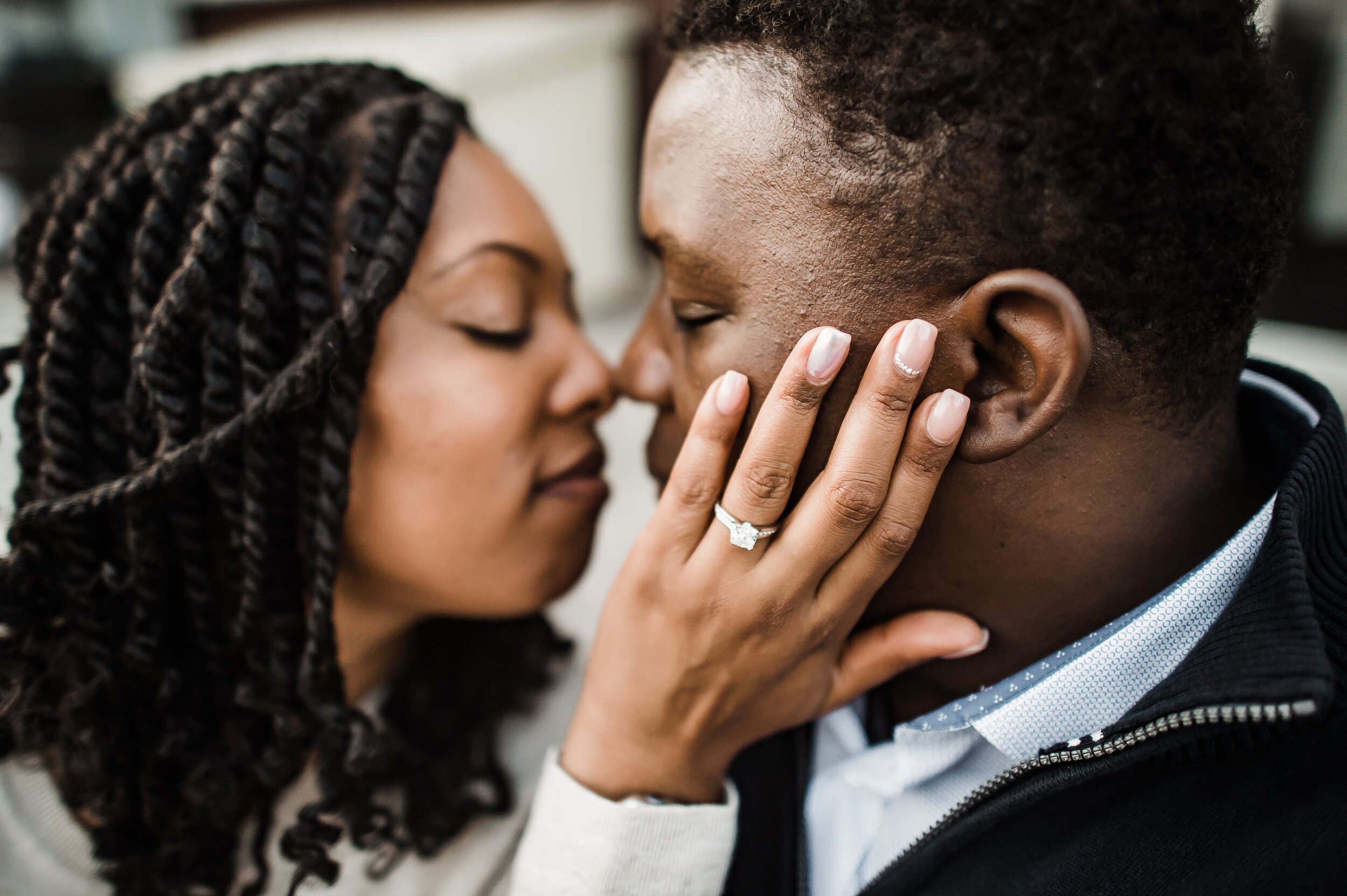 www.santabarbarawedding.com | Michelle Ramirez Photography | Couple Embracing at Engagement Shoot