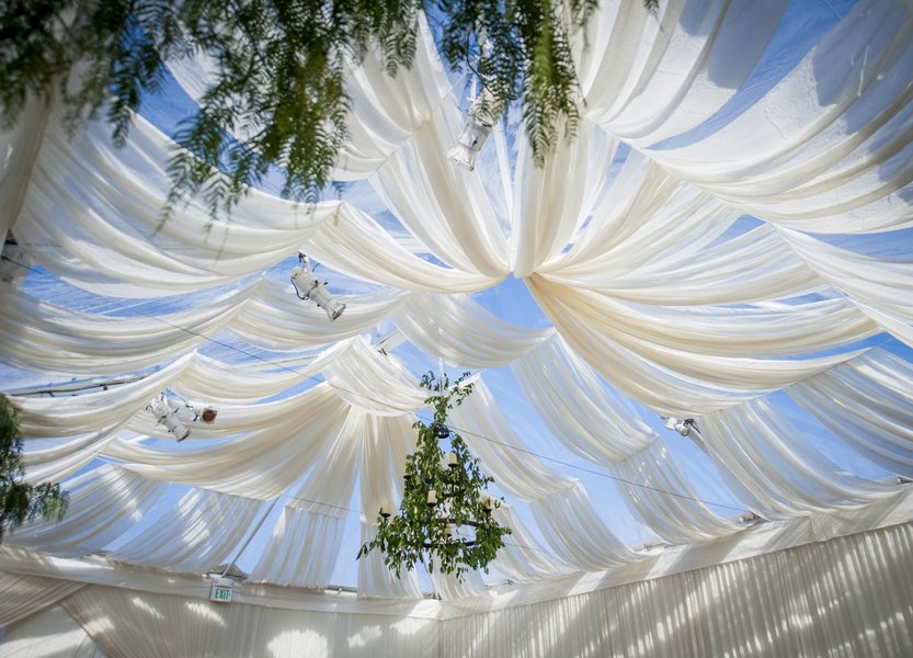 santabarbarawedding.com | Photo: Willa Kveta | Unique Tent Draping Ideas
