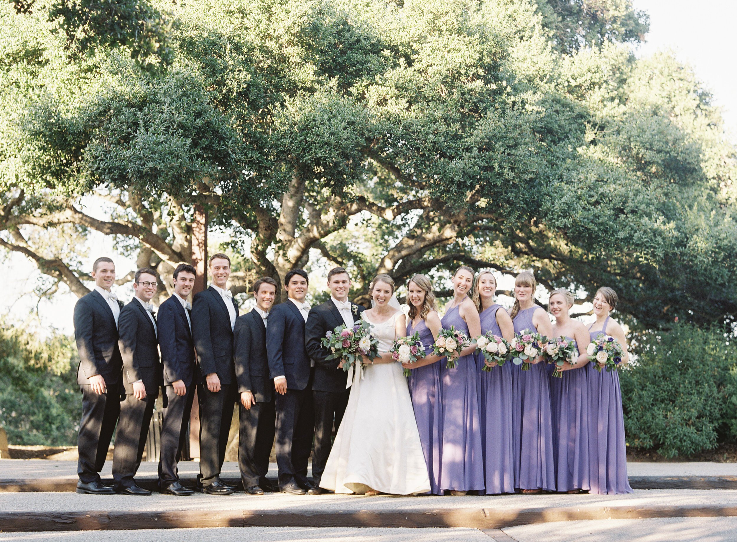 www.santabarbarawedding.com | Trinity Episcopal Church | Elings Park | Sarah Weir | Burlap & Bordeaux | Bridal Party