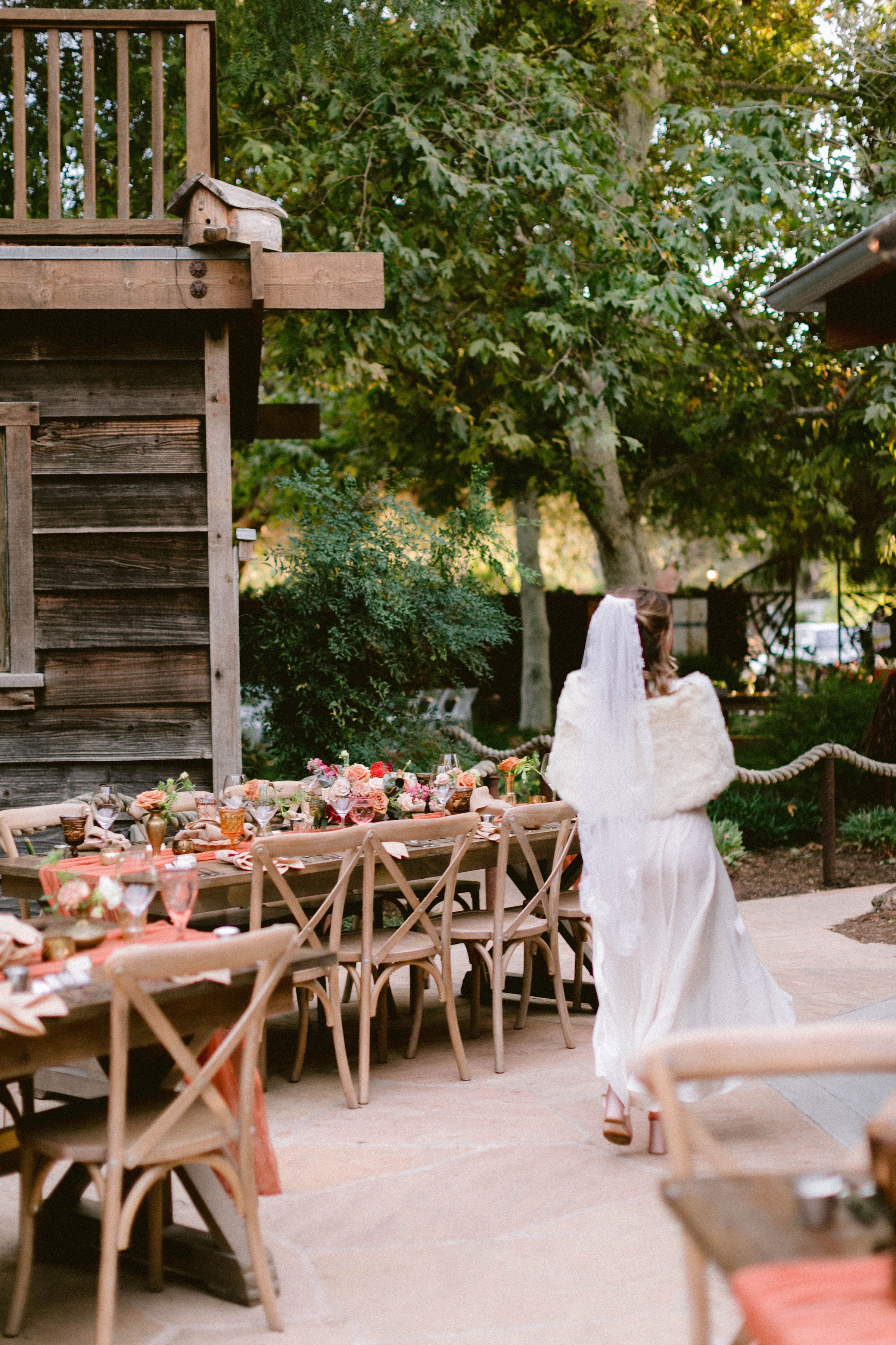 www.santabarbarawedding.com | Brittany Taylor Photography | Swell Studio Events | The Maker’s Son | Alpha Floral | Otis + Pearl | Carlyle Salon | Bride Walking Through Reception Area