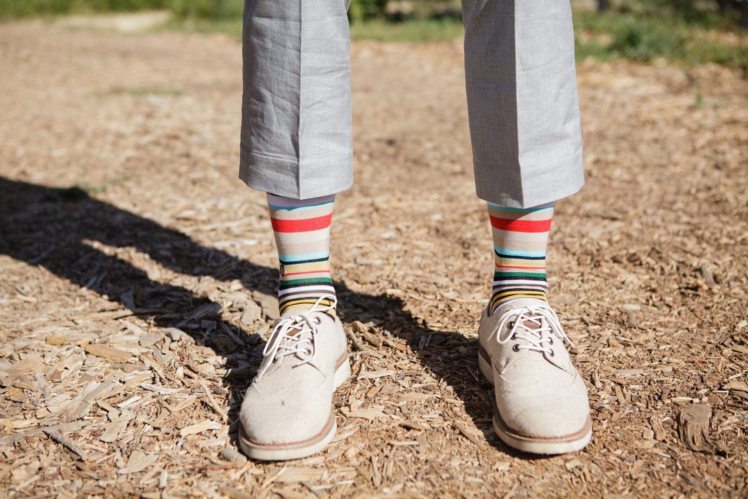 www.santabarbarawedding.com | Andrejka Photography | Red Tail Ranch | Groom's Socks and Shoes