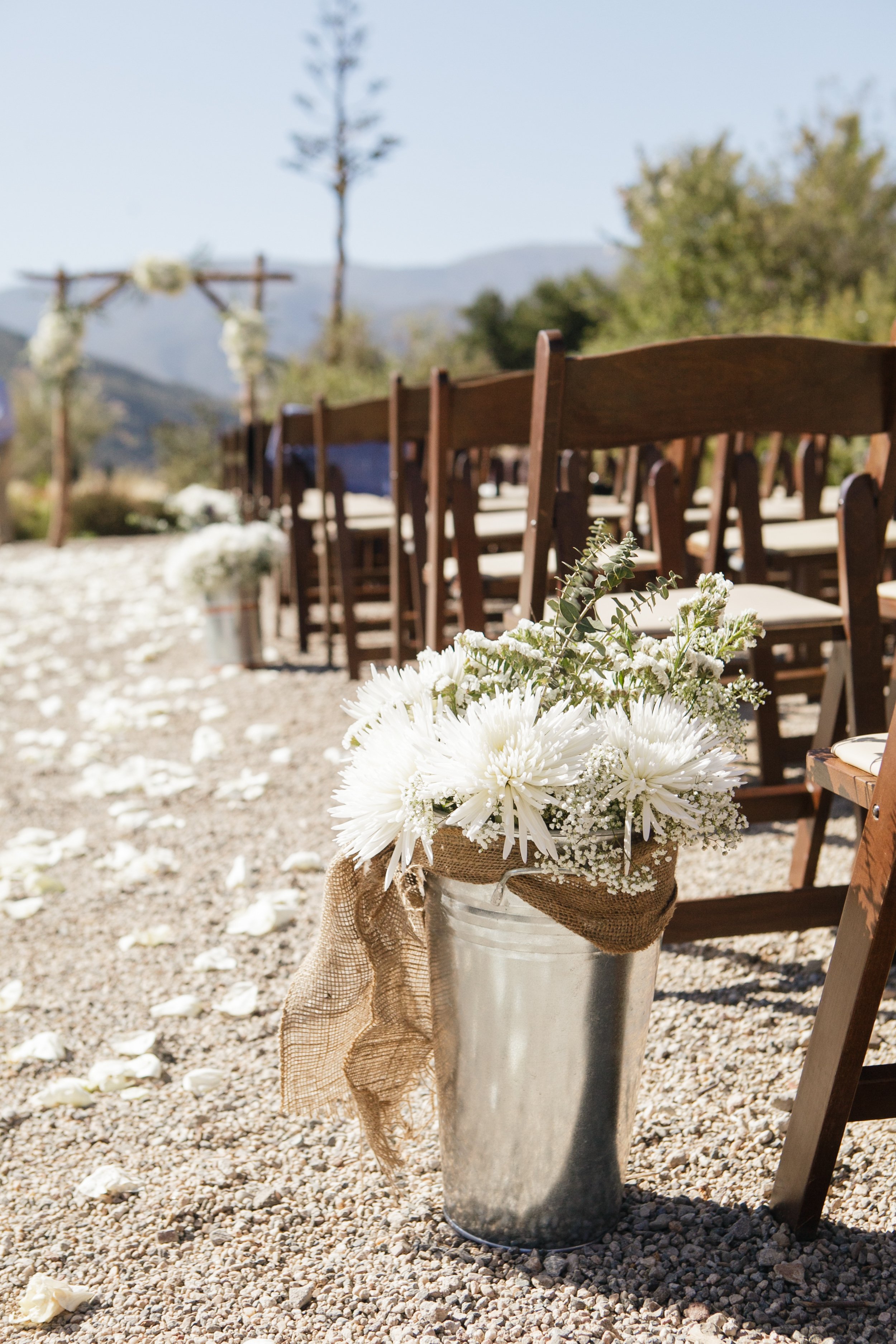 www.santabarbarawedding.com | Andrejka Photography | Red Tail Ranch | Ceremony Details | Flowers