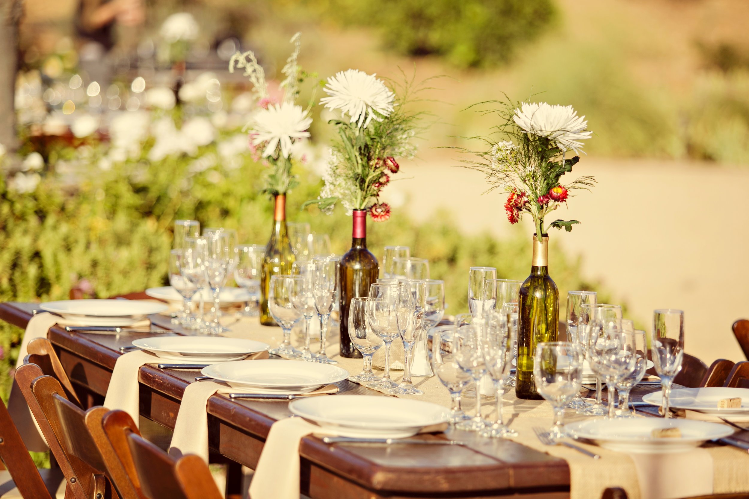 www.santabarbarawedding.com | Andrejka Photography | Red Tail Ranch | Reception Tables