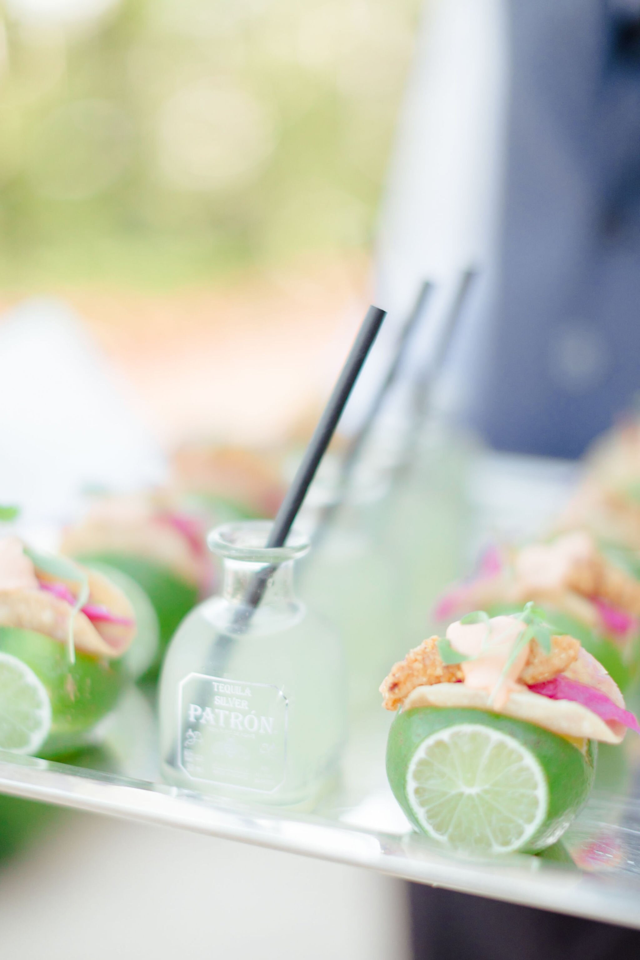 www.santabarbarawedding.com | Charissa Magno Photography | Event of the Season | Lime Margaritas in Mini Patron Bottles