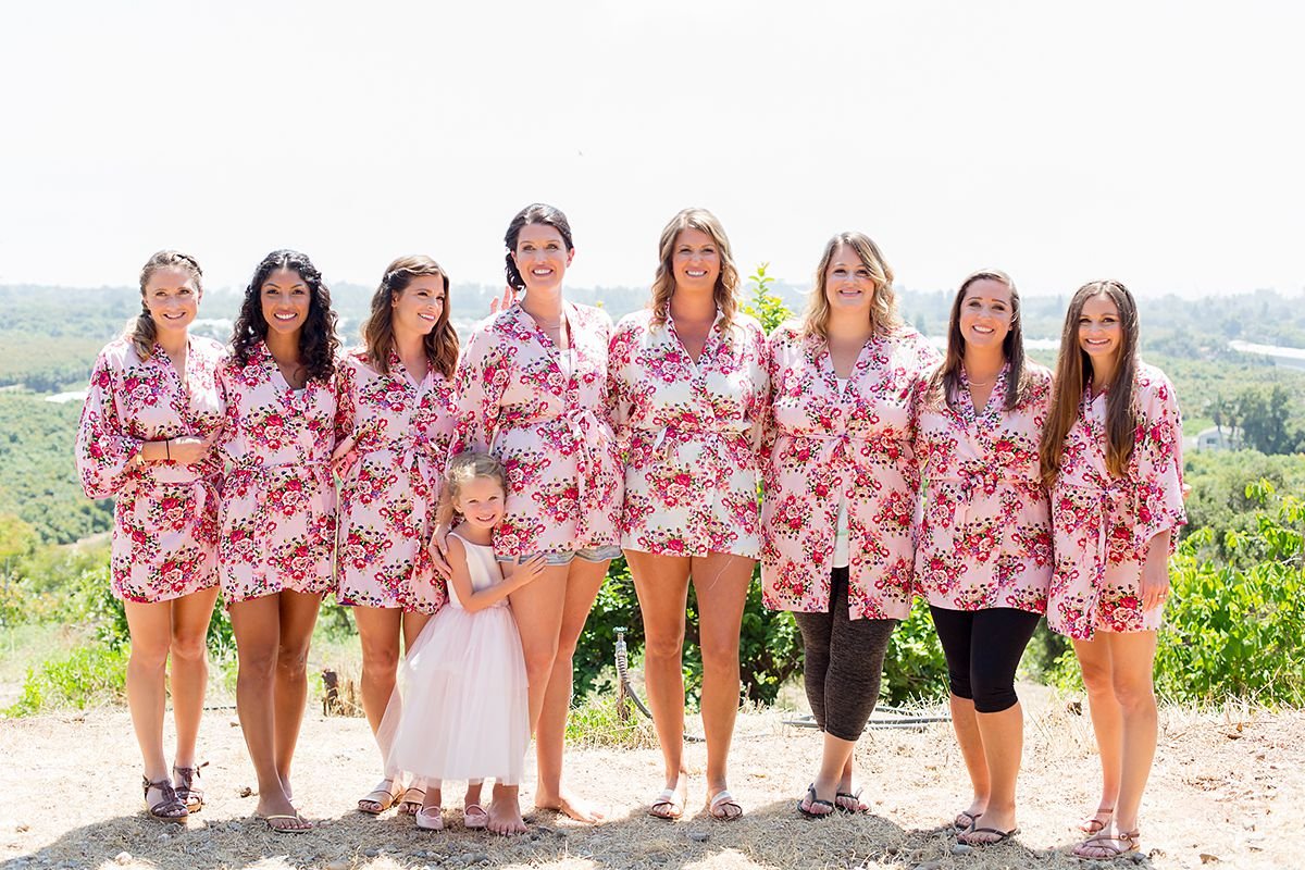 www.santabarbarawedding.com | Phillip Van Nostrand | Casitas Valley Farm | Bridesmaids getting ready