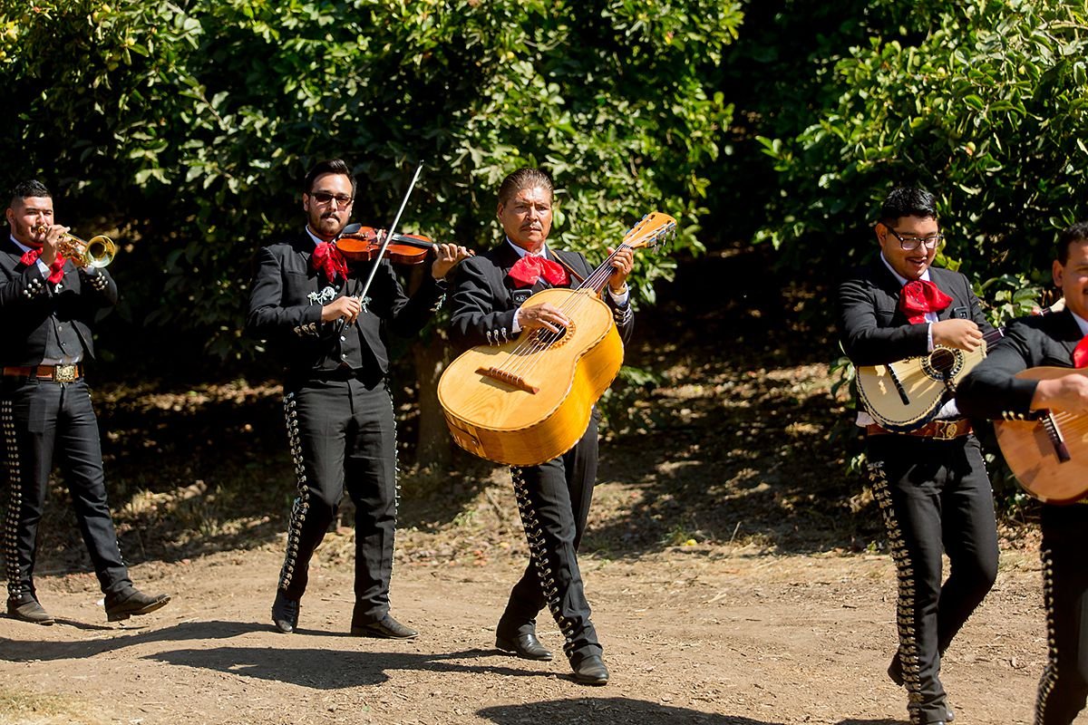 www.santabarbarawedding.com | Phillip Van Nostrand | Casitas Valley Farm | Mariachi Band