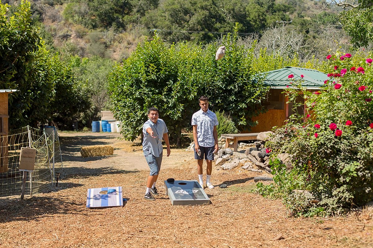 www.santabarbarawedding.com | Phillip Van Nostrand | Casitas Valley Farm | Wedding Games