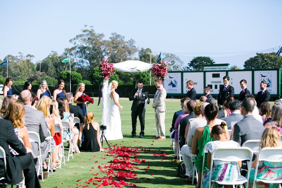 www.santabarbarawedding.com | SB Polo and Racquet Club | By Cherry Photography | Ceremony