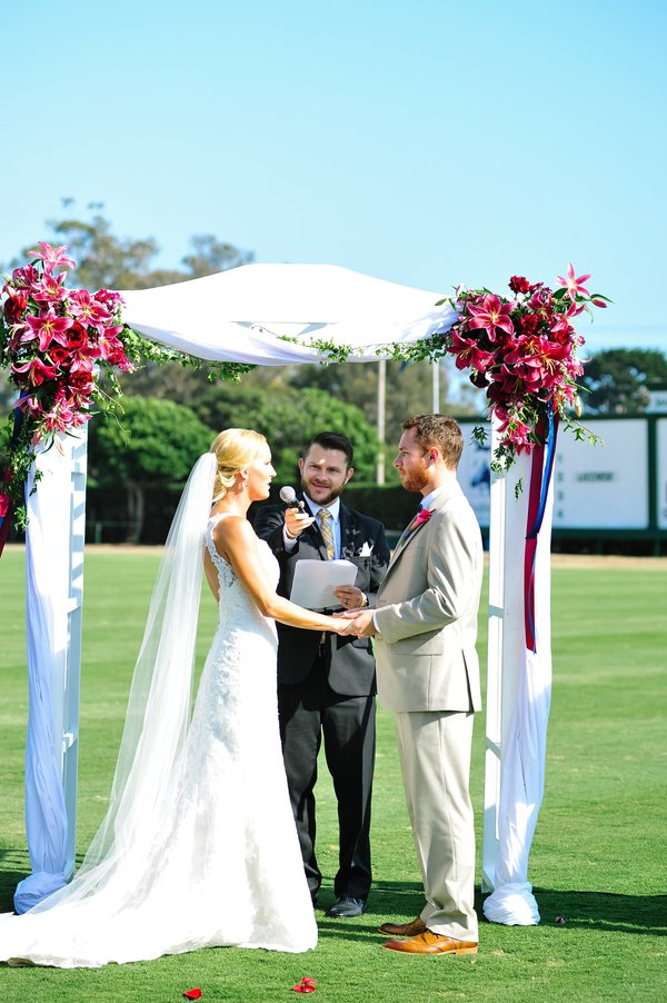 www.santabarbarawedding.com | SB Polo and Racquet Club | By Cherry Photography | Ceremony | Vows