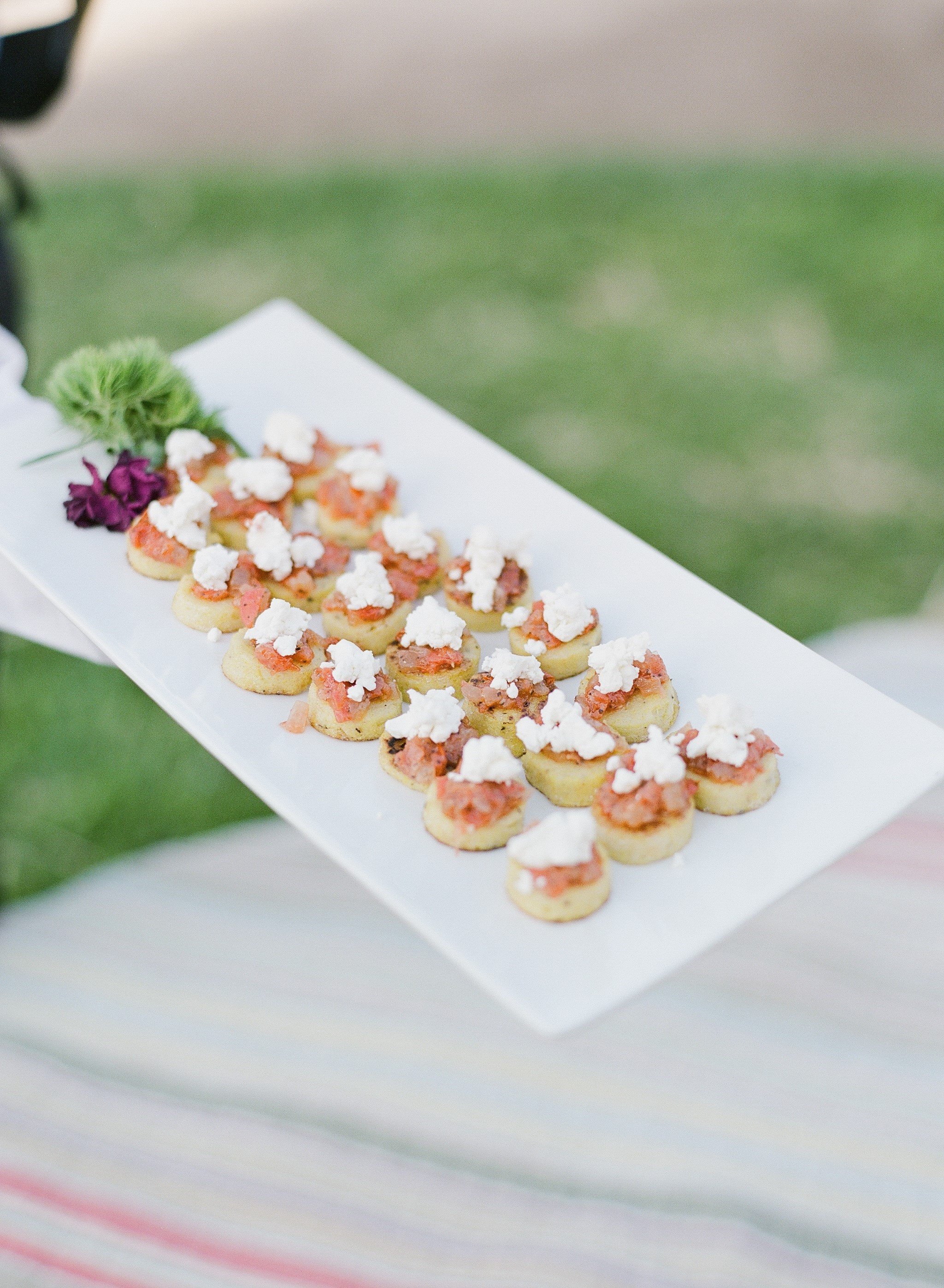 www.santabarbarawedding.com | hors d'ouvres | appetizer tips | Catering Connection | passed appetizer | wedding menu