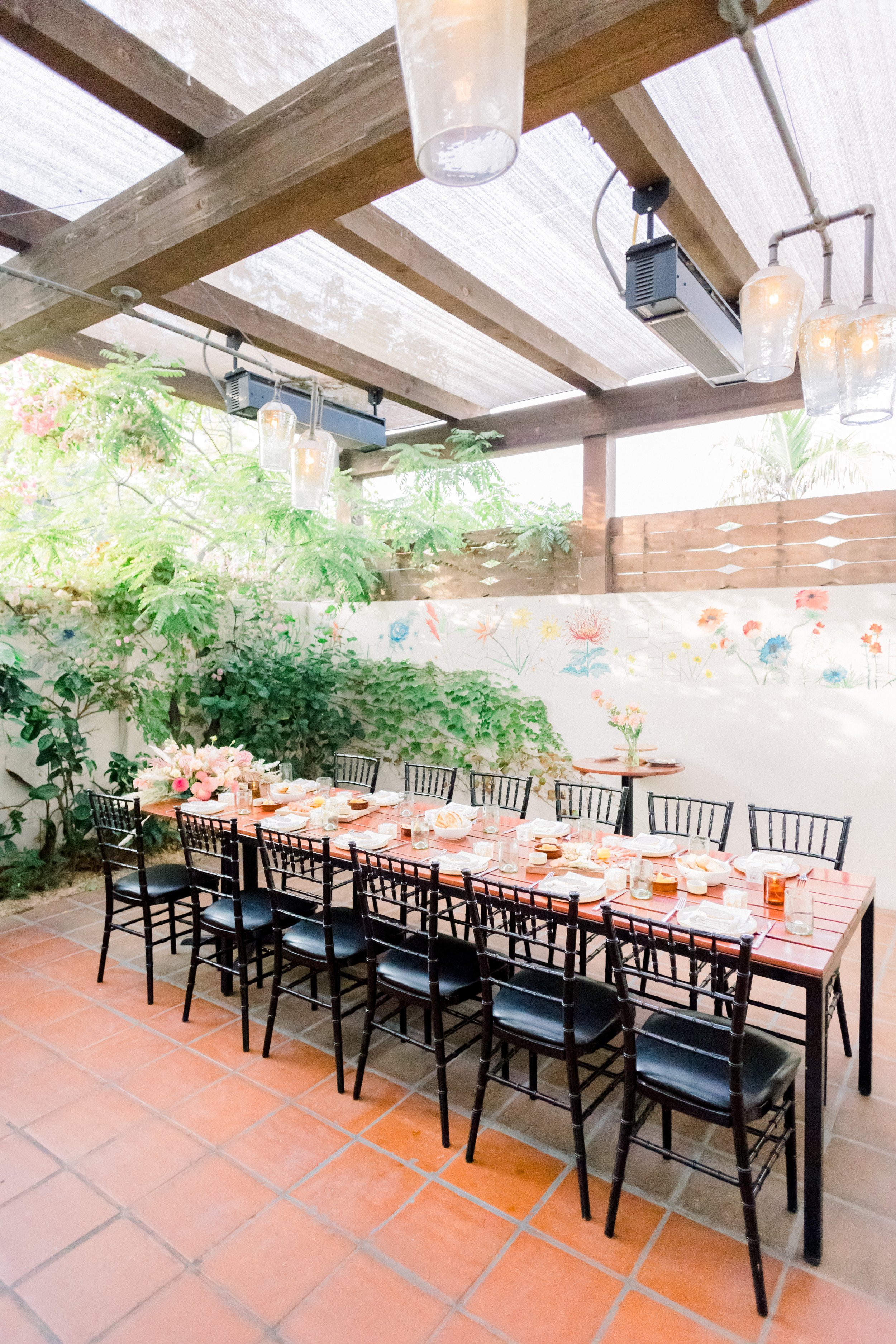 www.santabarbarawedding.com | James & Jess Photography | Slate Catering | Loquita Santa Barbara | All Heart Rentals | Ella & Louie | Reception Table