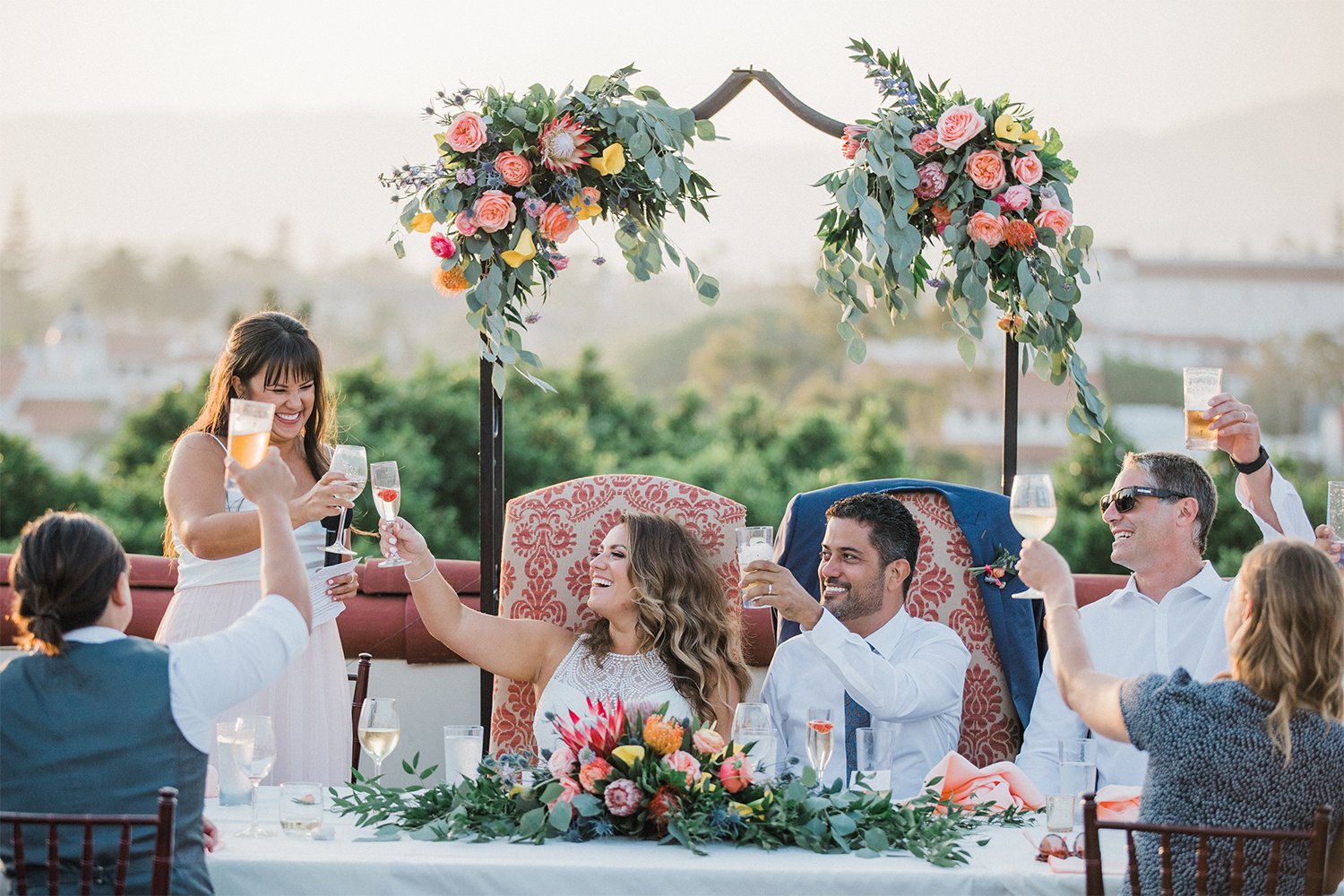 www.santabarbarawedding.com | Michael + Anna Costa Photography | Kimpton Canary | SB Courthouse | LuckEleven Events | Chooket | Emma Rose Floral | Toast at the Reception